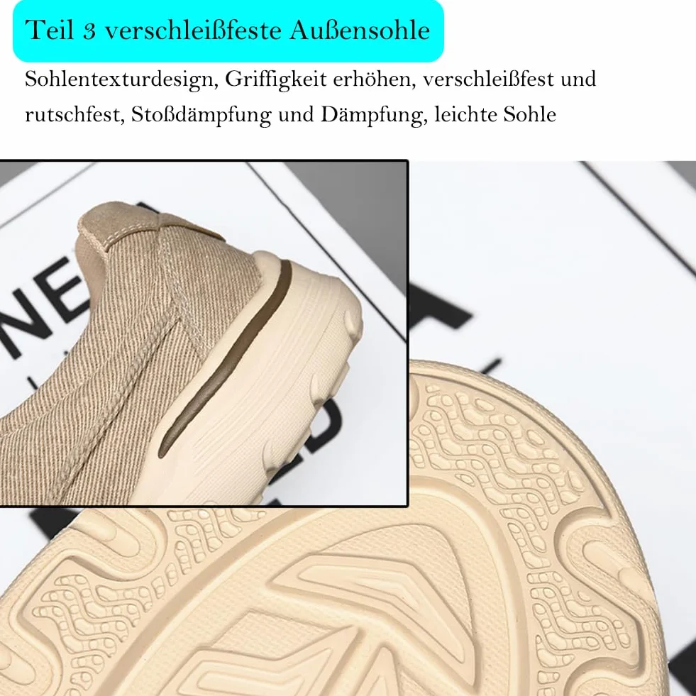 MEIION Zapatos de lona para hombre de aguas profundas, cómodos, ligeros y transpirables