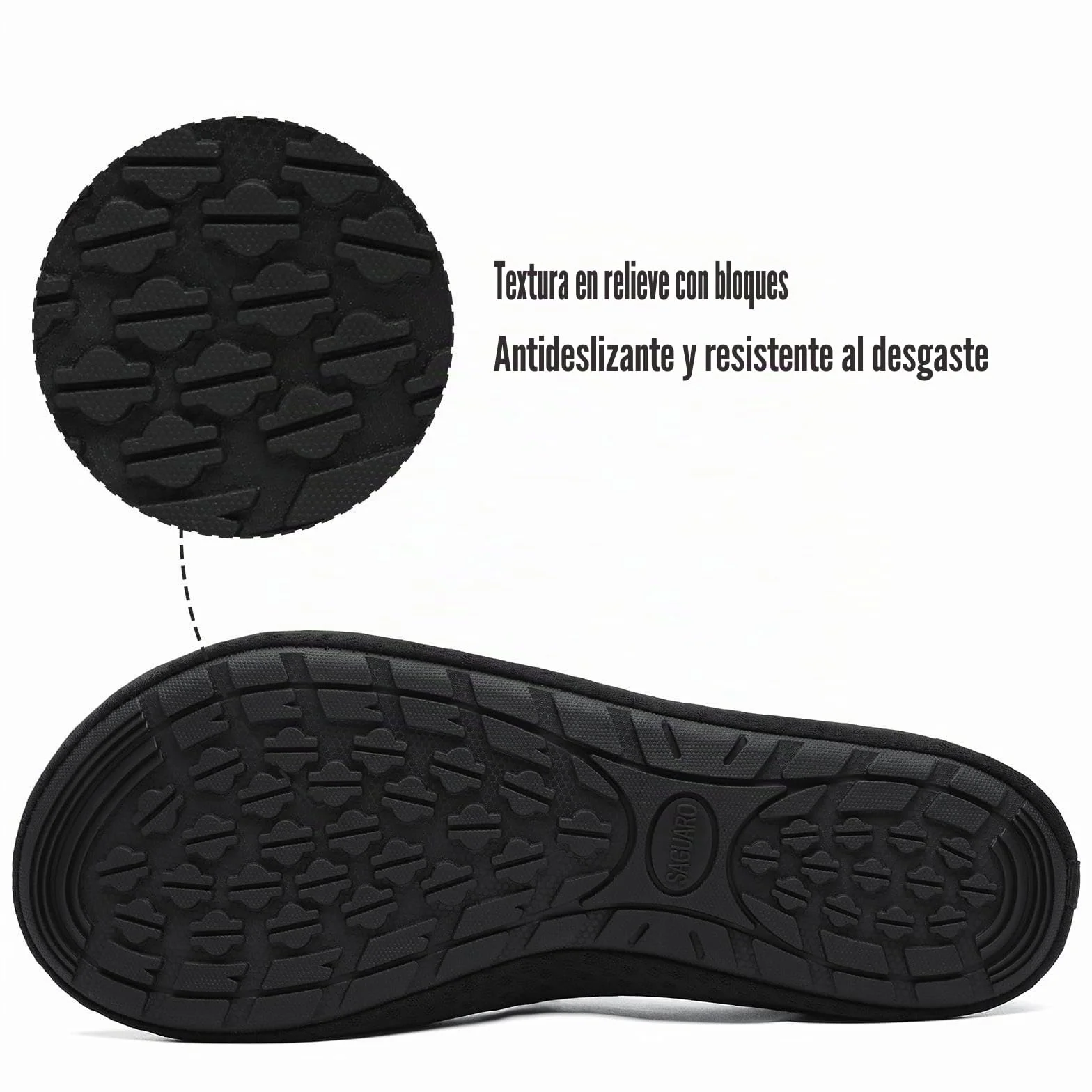 SAGUARO Escarpines Hombre Mujer Zapatillas Agua Secado Rápido Playa Gr.36-47 EU