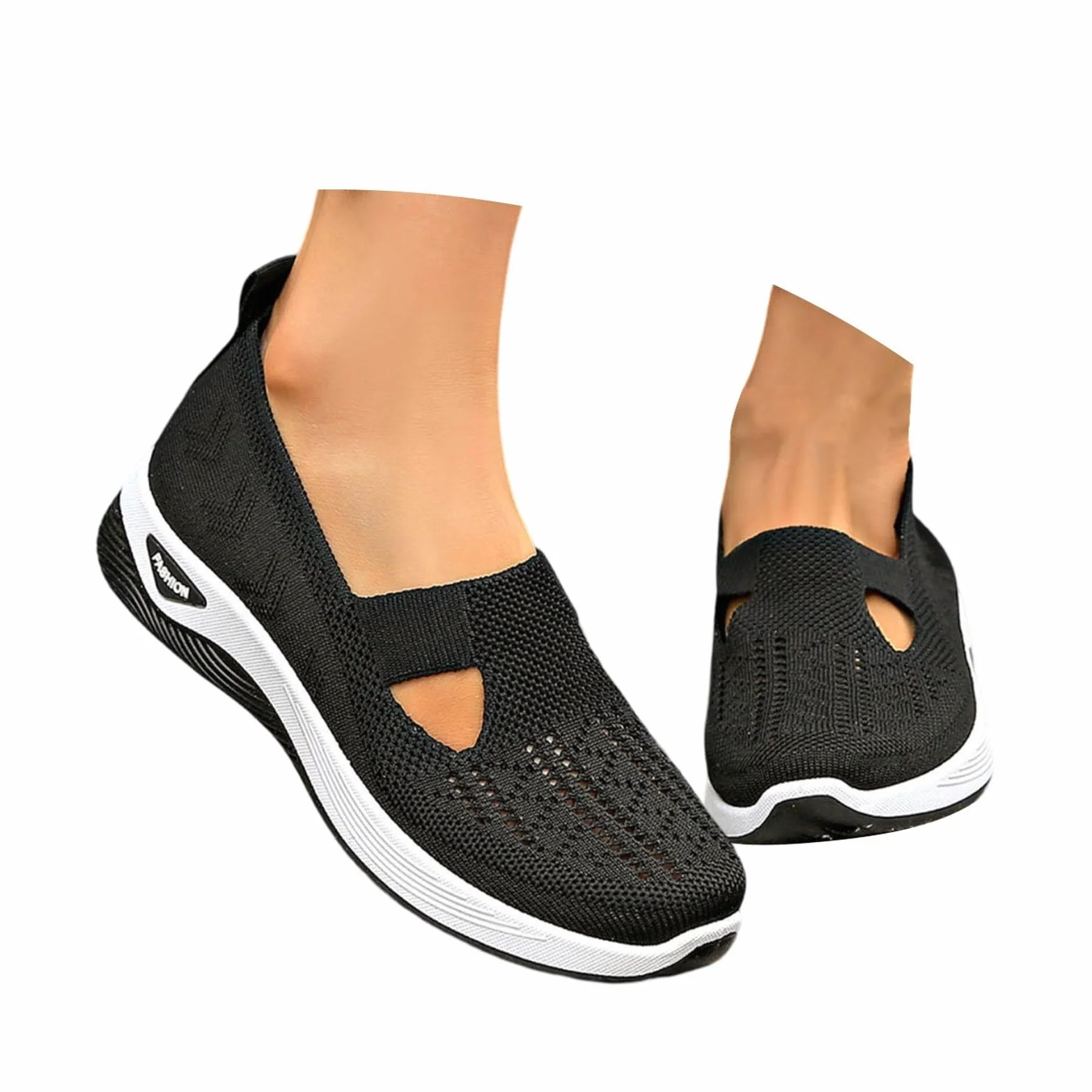 Zapatillas Ortopedicas Mujer sin Cordones Verano Transpirables Antideslizantes Malla