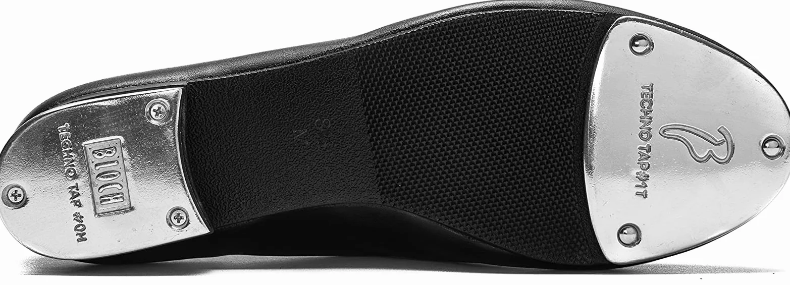 Bloch SF3710L Zapatos de piel sintética negros con cordones