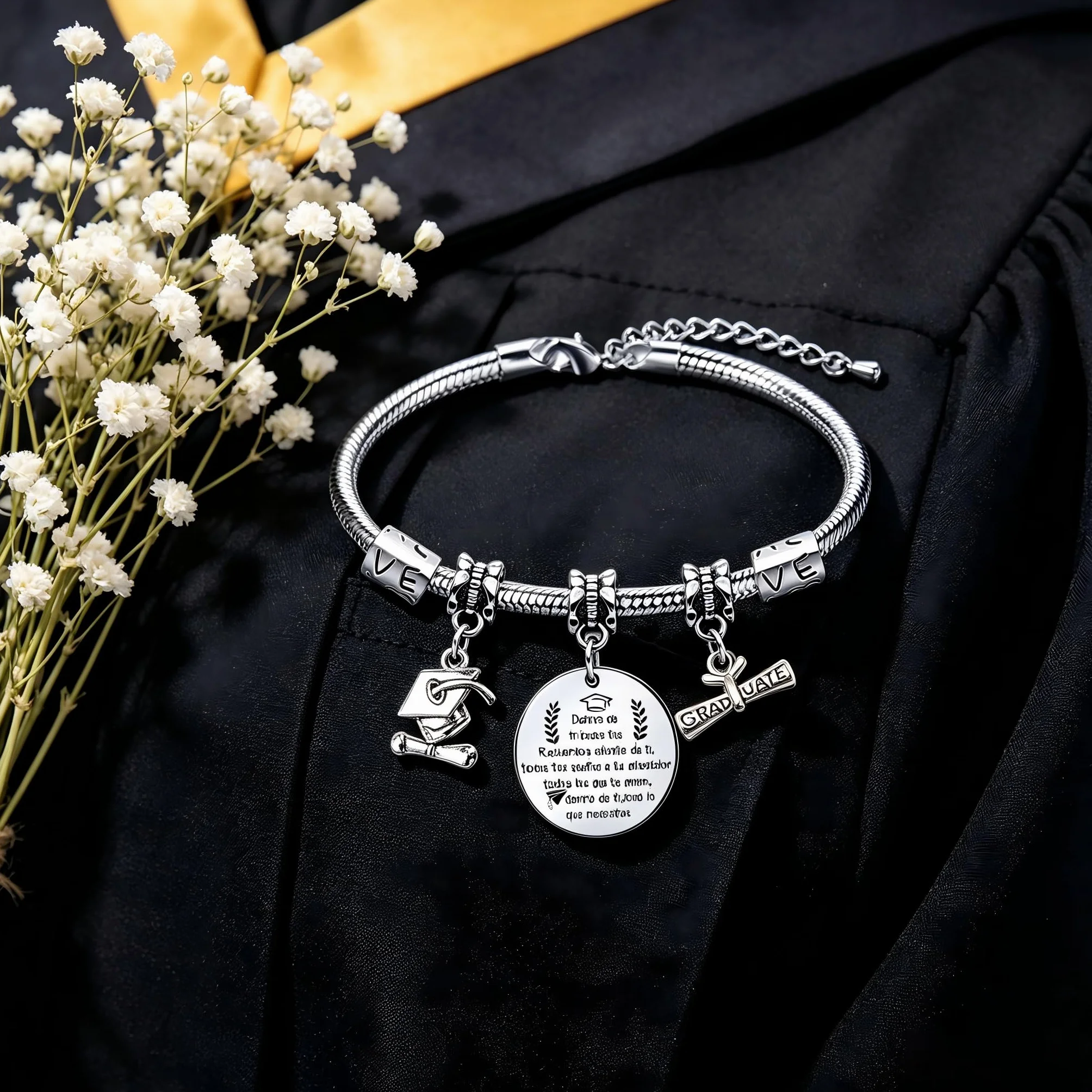 Pulsera de Graduación para Mujeres Regalos inspirados Graduados Recuerdo