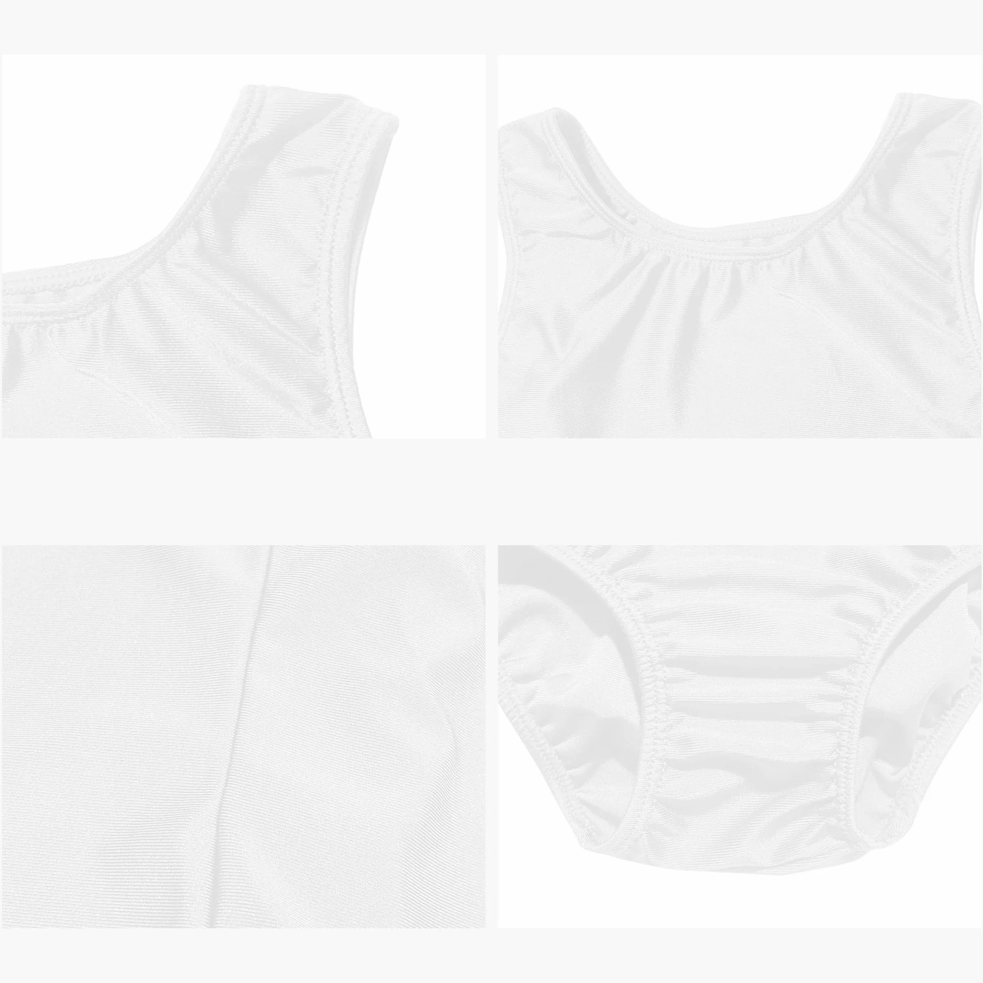 Wildarms Maillot de ballet sin mangas para niñas baile gimnasia