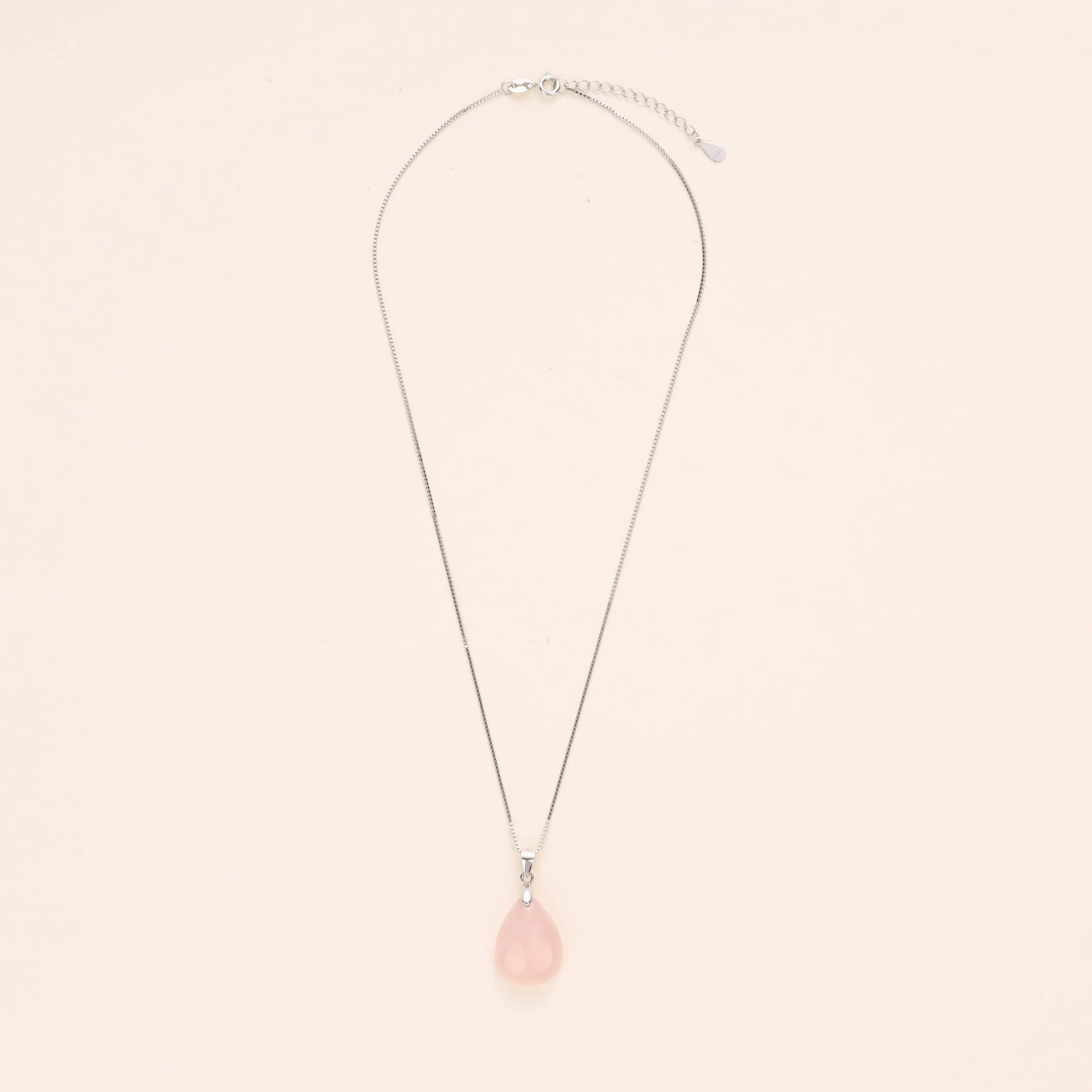 COAI Collar para Mujer de Plata de Ley con Colgante Gota de Agua de Piedras Naturales