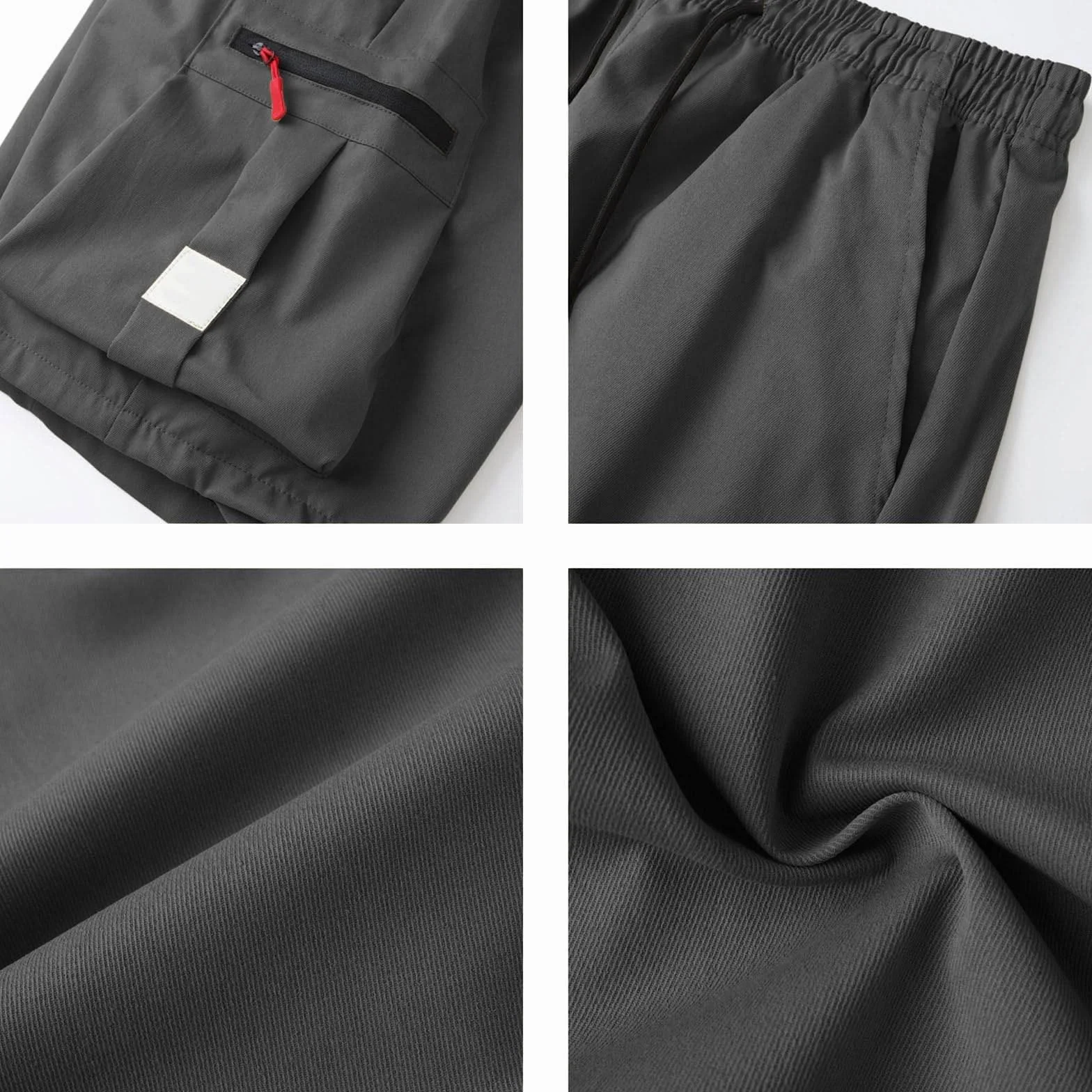 Pantalones Cortos Cargo Hombre Elástico Múltiples Bolsillos S-3XL