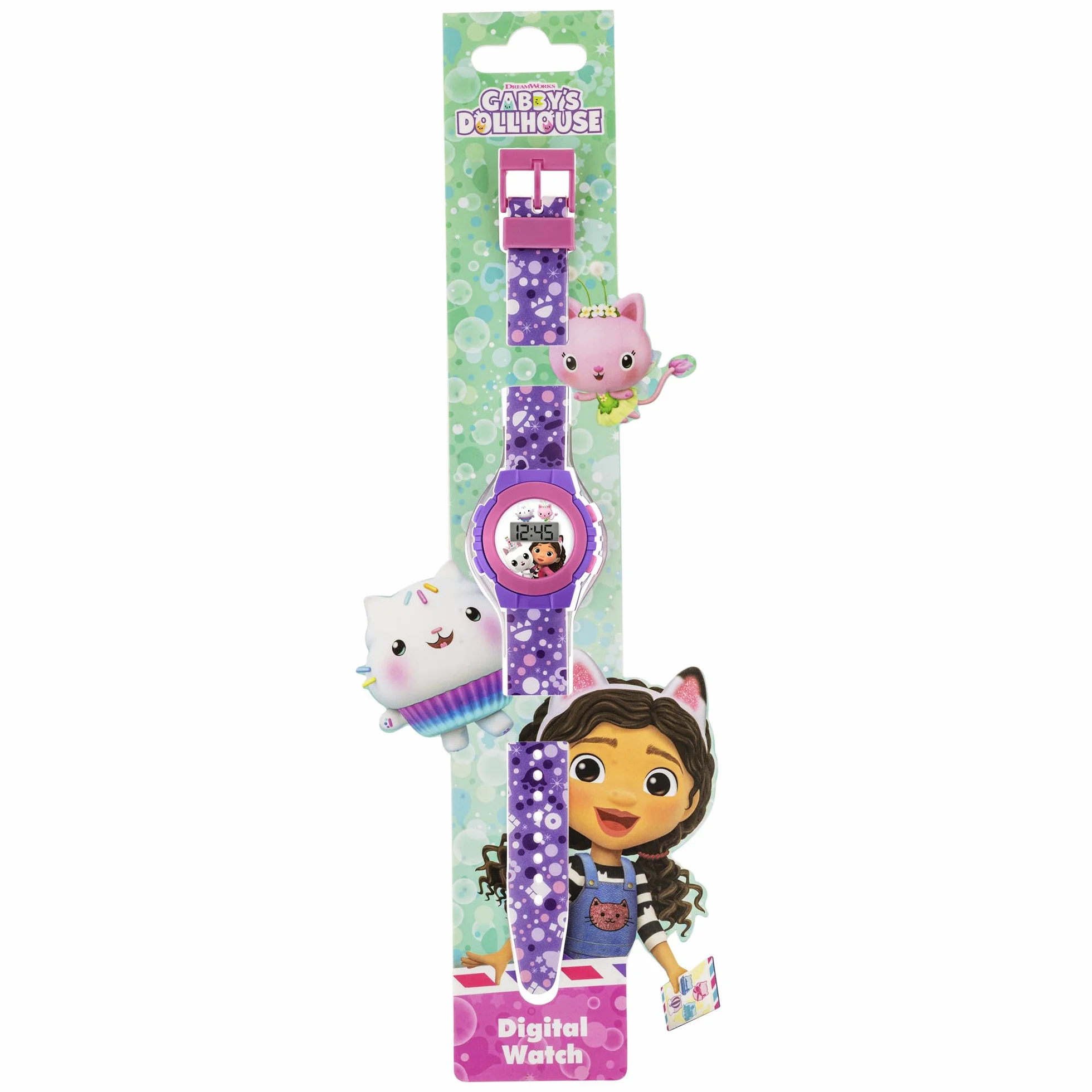 Disney Gabby's Dollhouse Digital Watch GAB4069 Purple