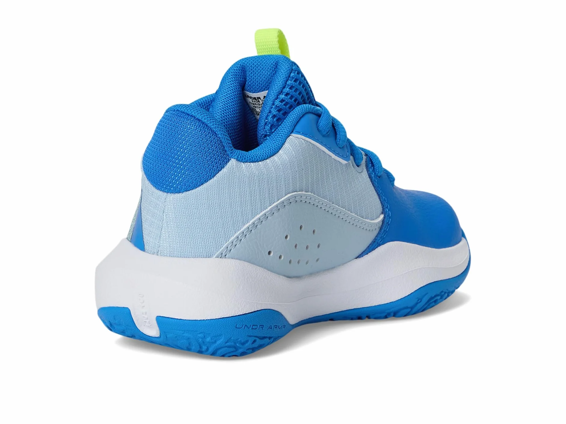 Under Armour Lockdown 7 Tenis Unisex para Niños Preescolares, Blue Calm/Blue Atlantis/Metallic, 13 Little Kid