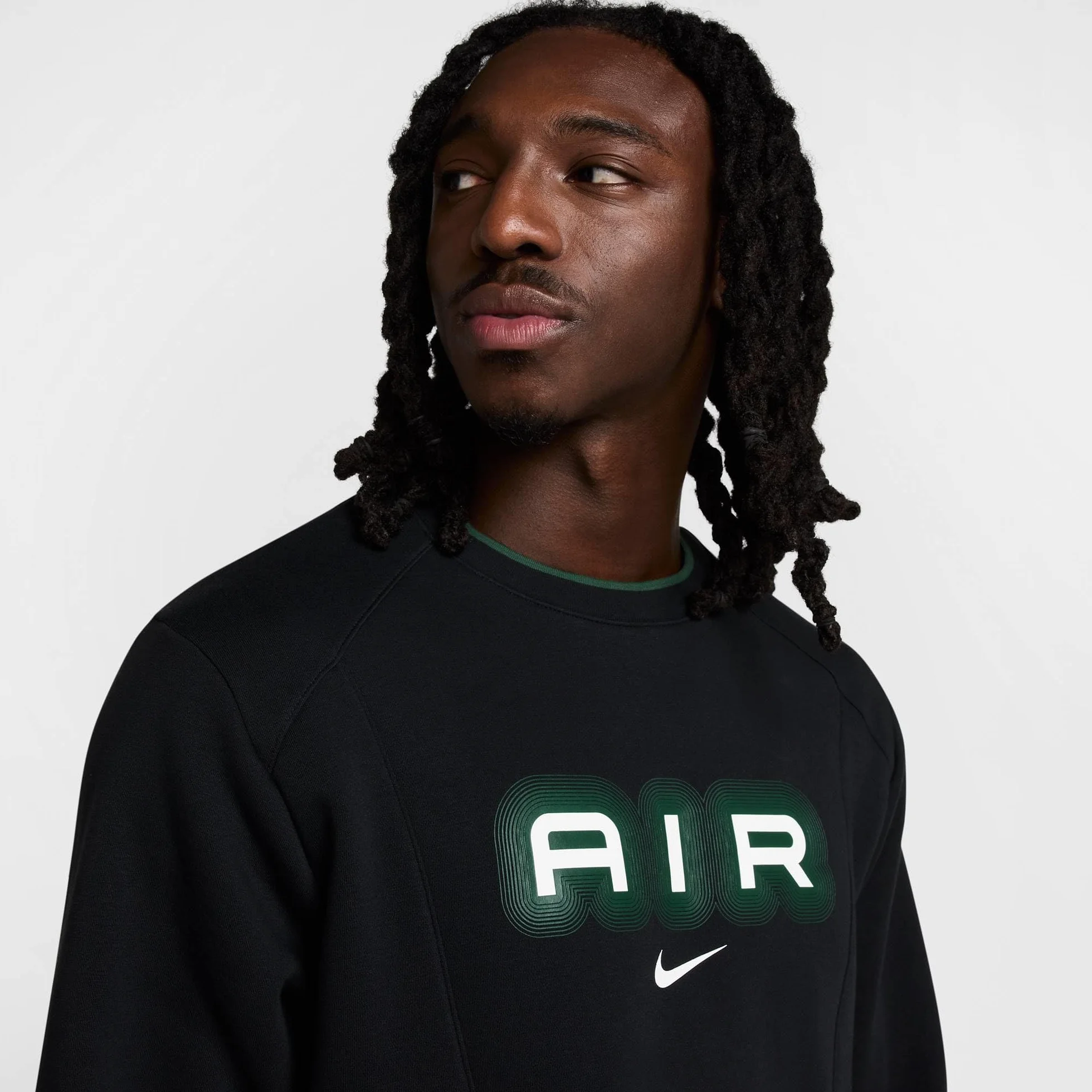 NIKE Air Sudadera de Forro Polar con Cuello Redondo para Hombre
