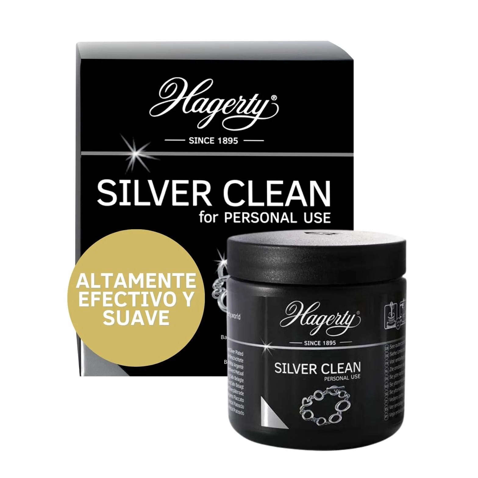 Hagerty Silver Clean Baño de Inmersión Limpia Plata 170 ml con Cesta