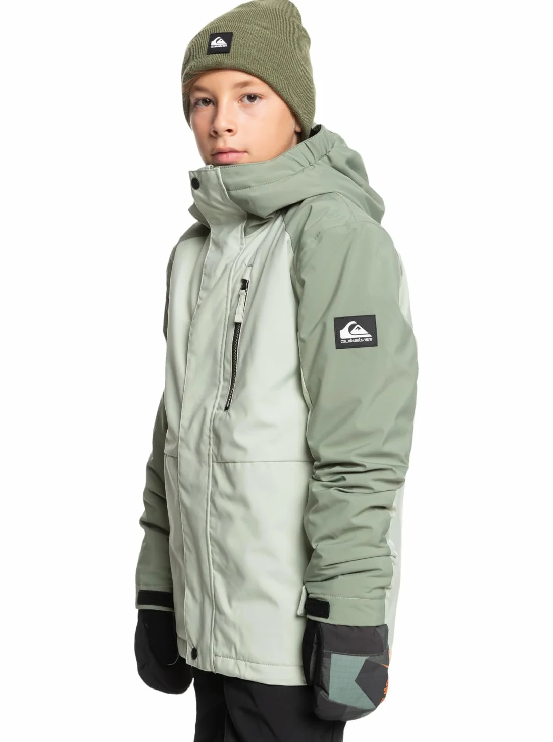 Quiksilver Mission Block Youth Snow Jacket para Niño