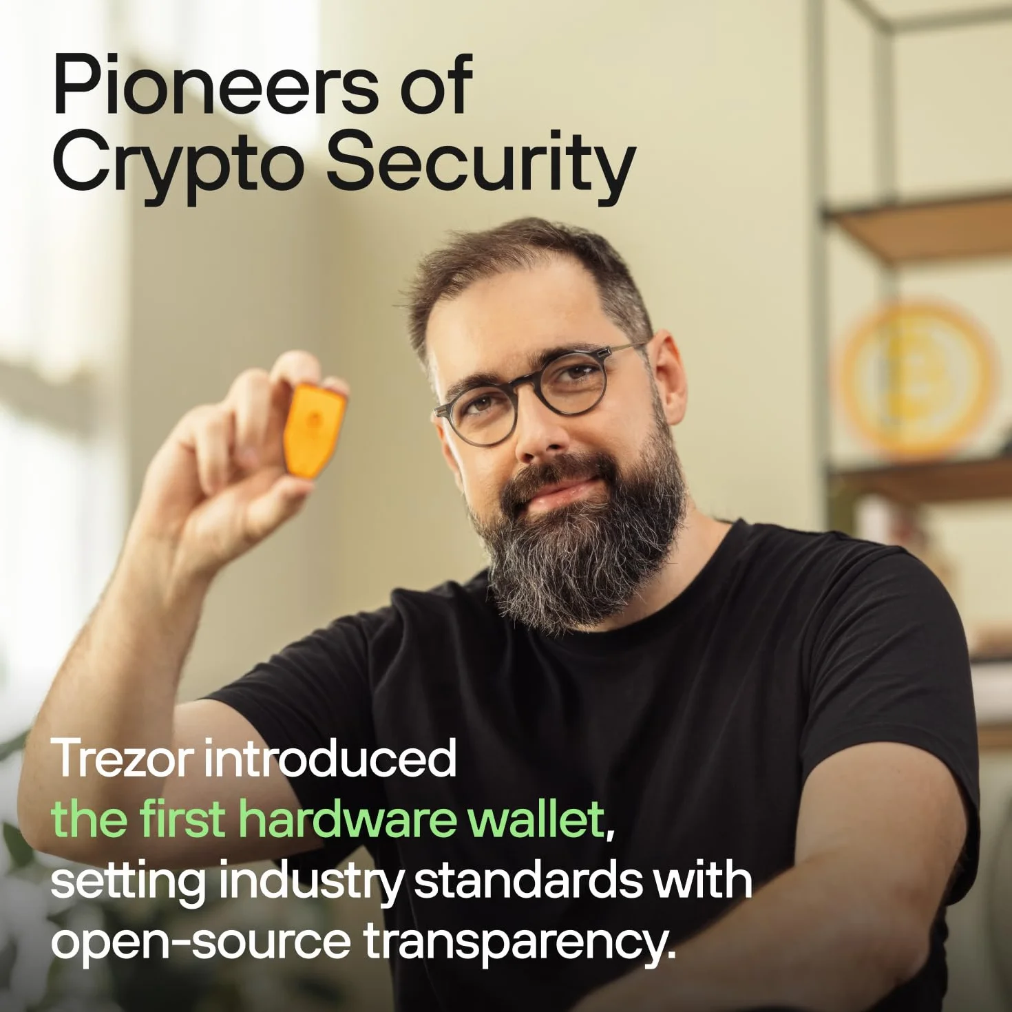 Trezor Safe 3 Cartera de Hardware Criptográfico Elemento Seguro Cosmic Black