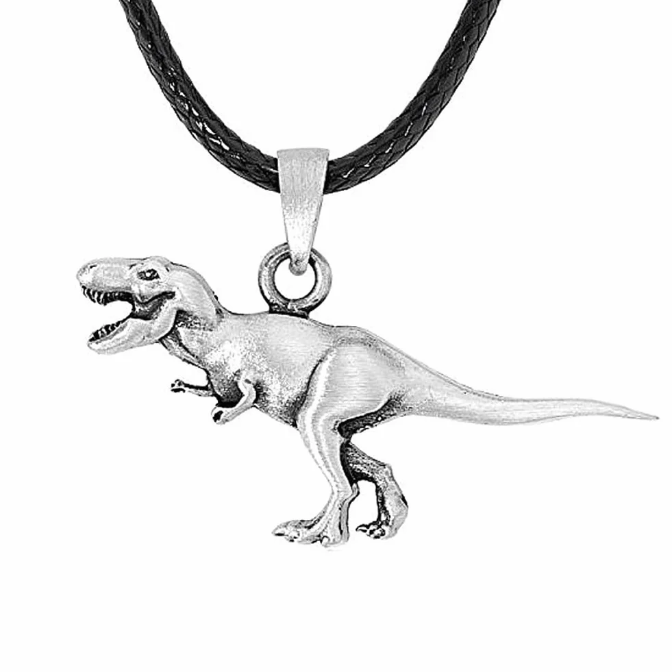 ShiQiao Collar con colgante de dinosaurio para niños, regalos de cumpleaños para hombres