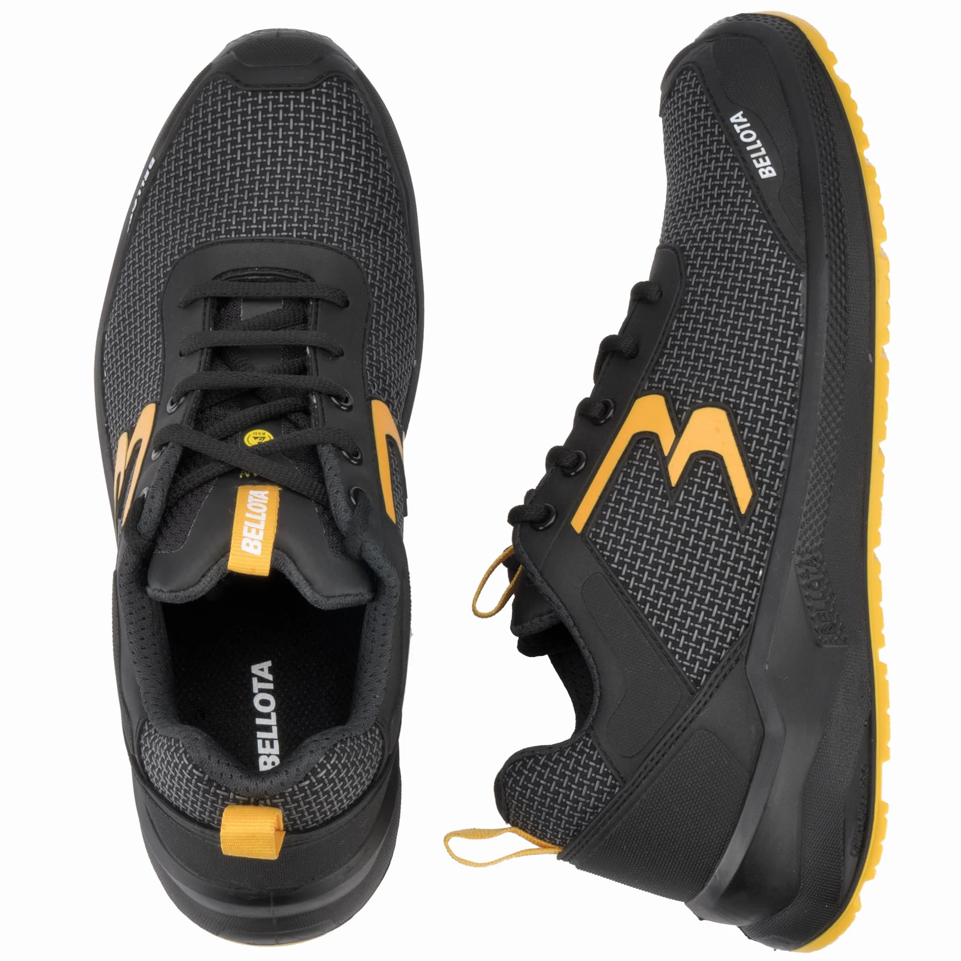 Bellota RUNNS3S48 Zapatilla de Seguridad S3S Hombre Mujer, Negro Talla 49
