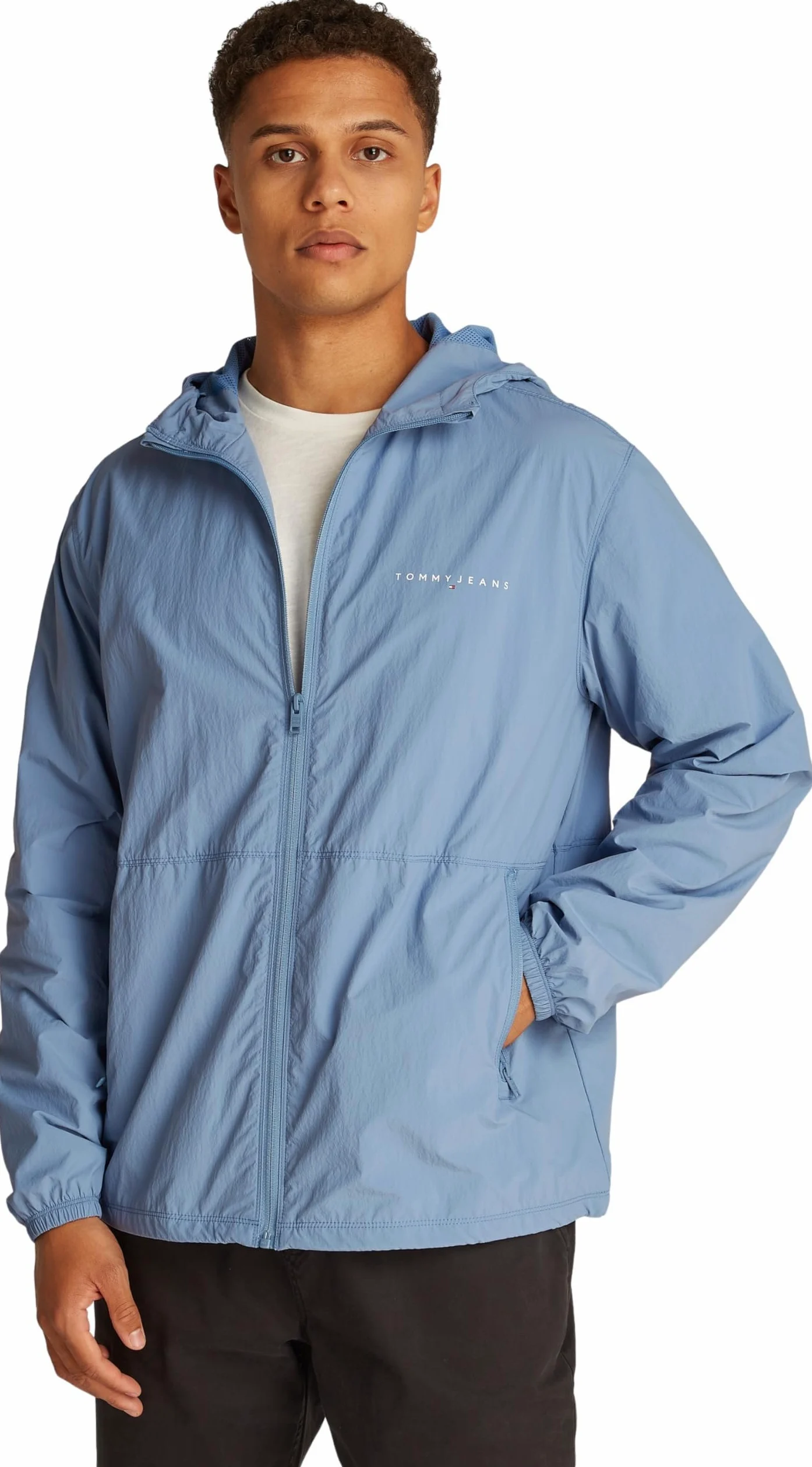 Tommy Jeans Cortavientos Hombre Chicago con capucha