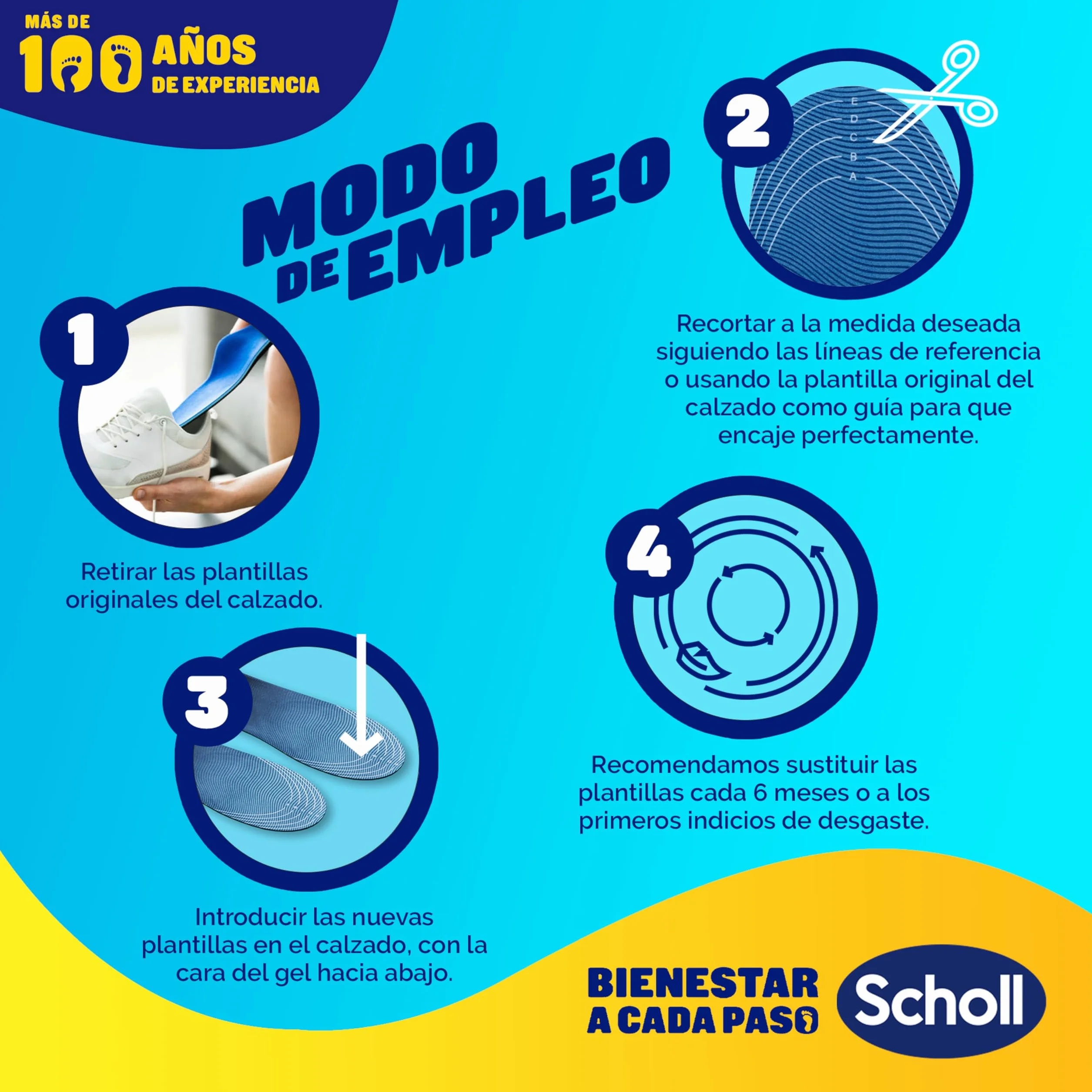 Dr. Scholl's Plantillas GelActiv Sport Hombre Talla 40-46,5 Calzado Deportivo