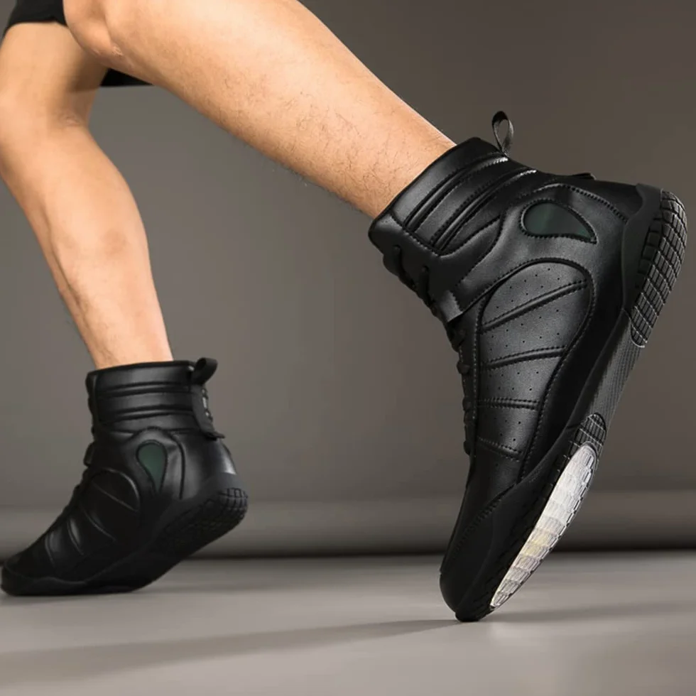 Zapatos de Boxeo para Hombres Zapatos de Lucha Profesional Botas de Boxeo para Entrenamiento físico para Mujeres