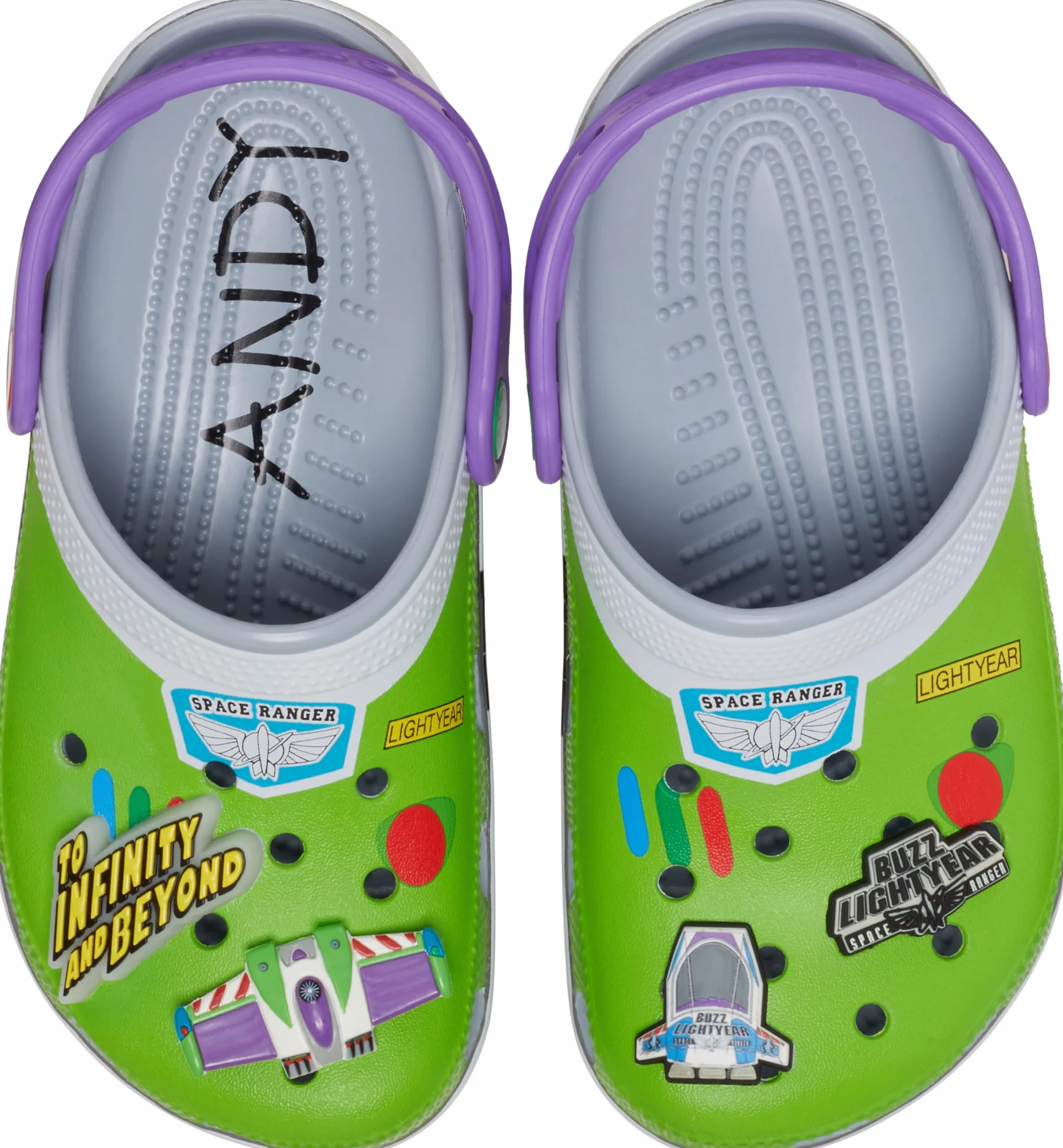Crocs Toy Story Buzz Classic Clog Blu Gry Unisex niños