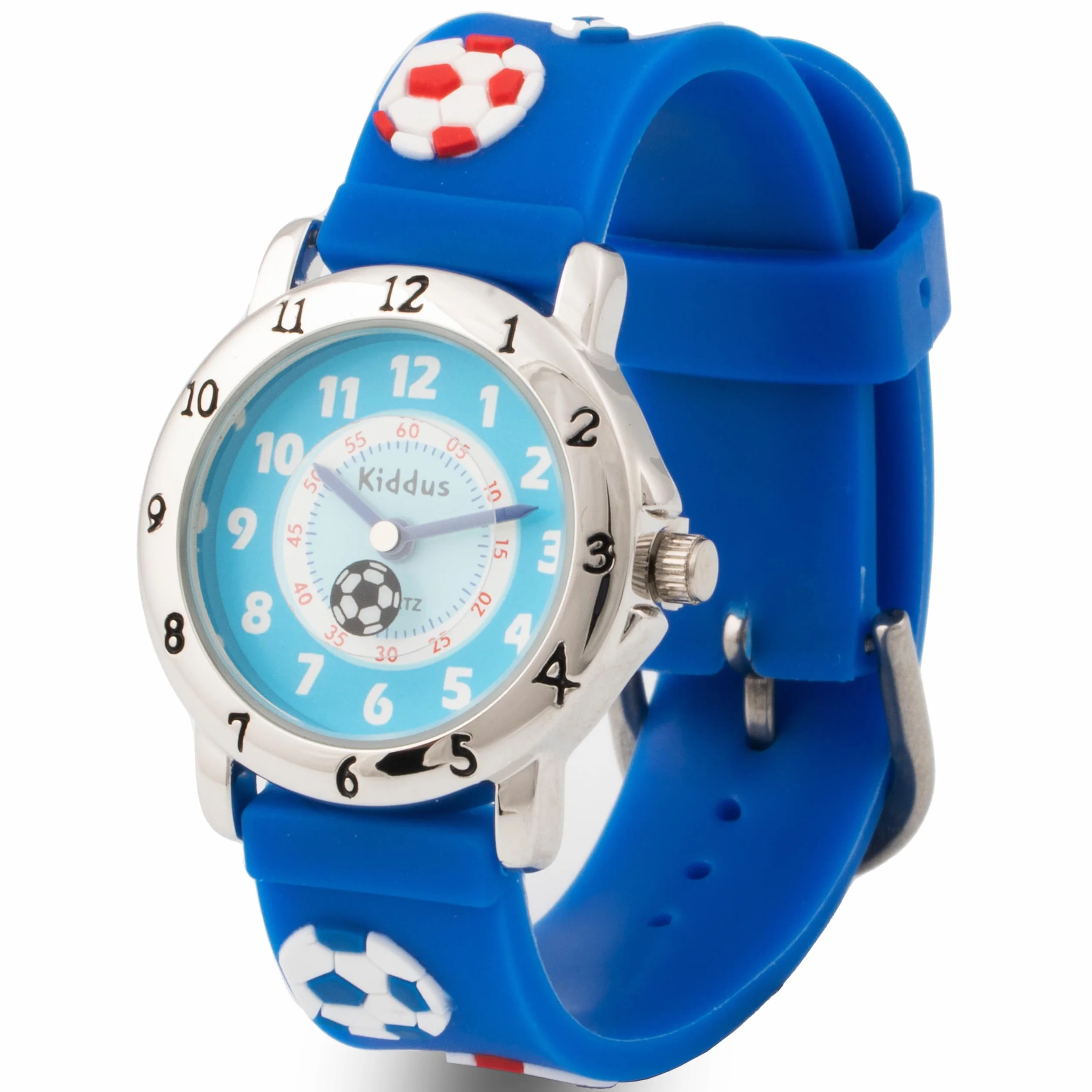Kiddus Reloj Educativo Analógico para Niño con Sistema Time Teacher, Mecanismo de Cuarzo Japonés