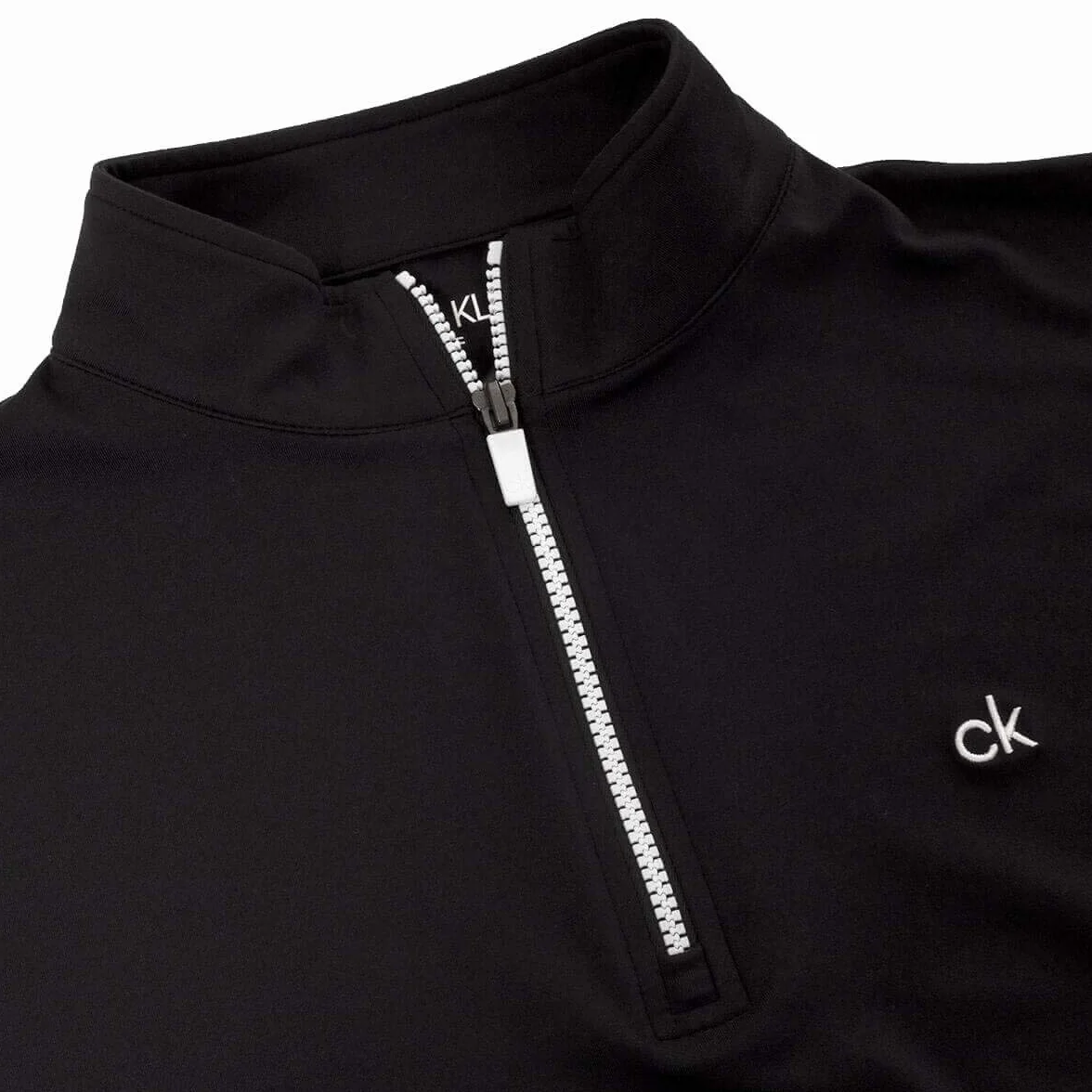 Calvin Klein Hombre Chunky Knit Cotton 1/2 Zip Suéter de Golf