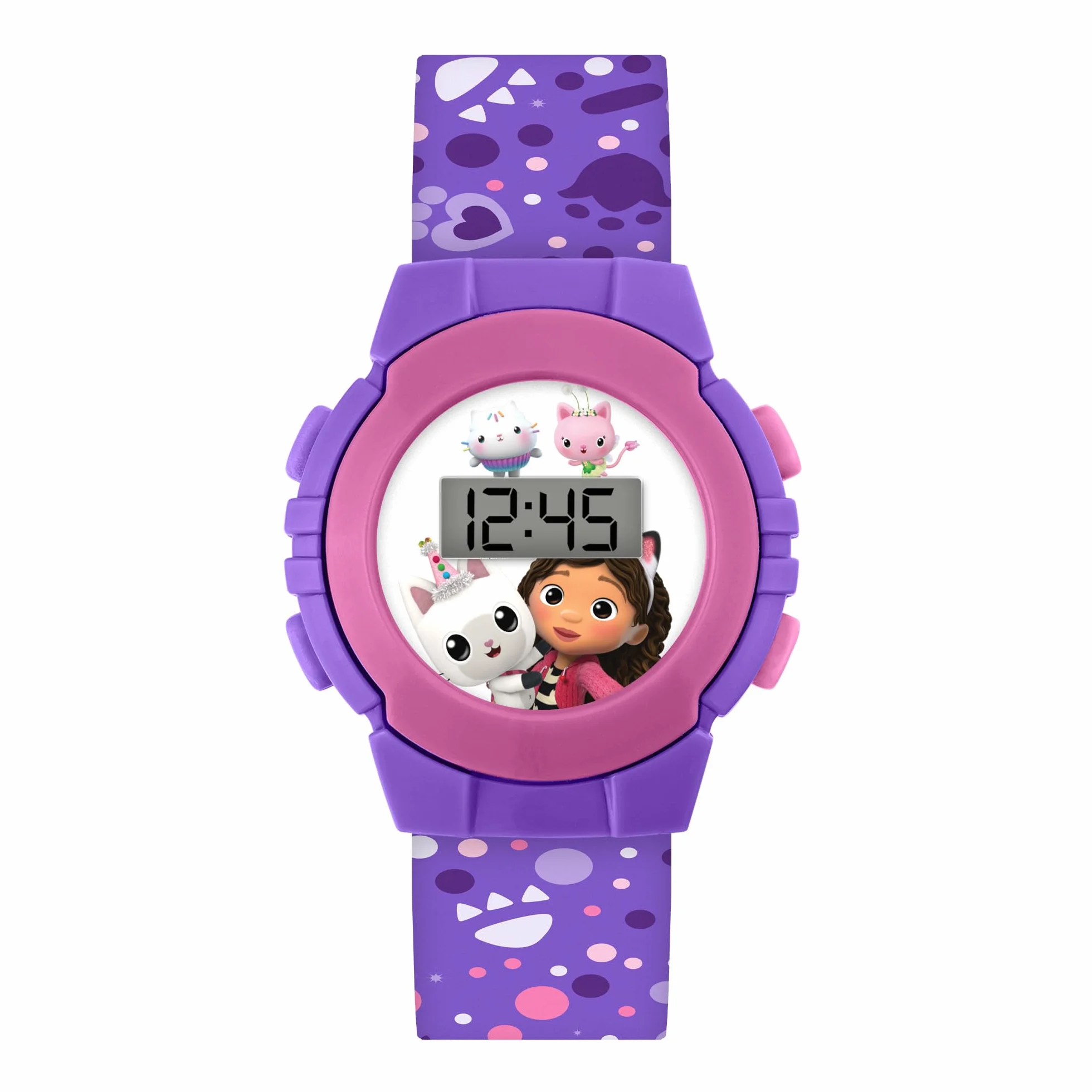 Disney Gabby's Dollhouse Digital Watch GAB4069 Purple