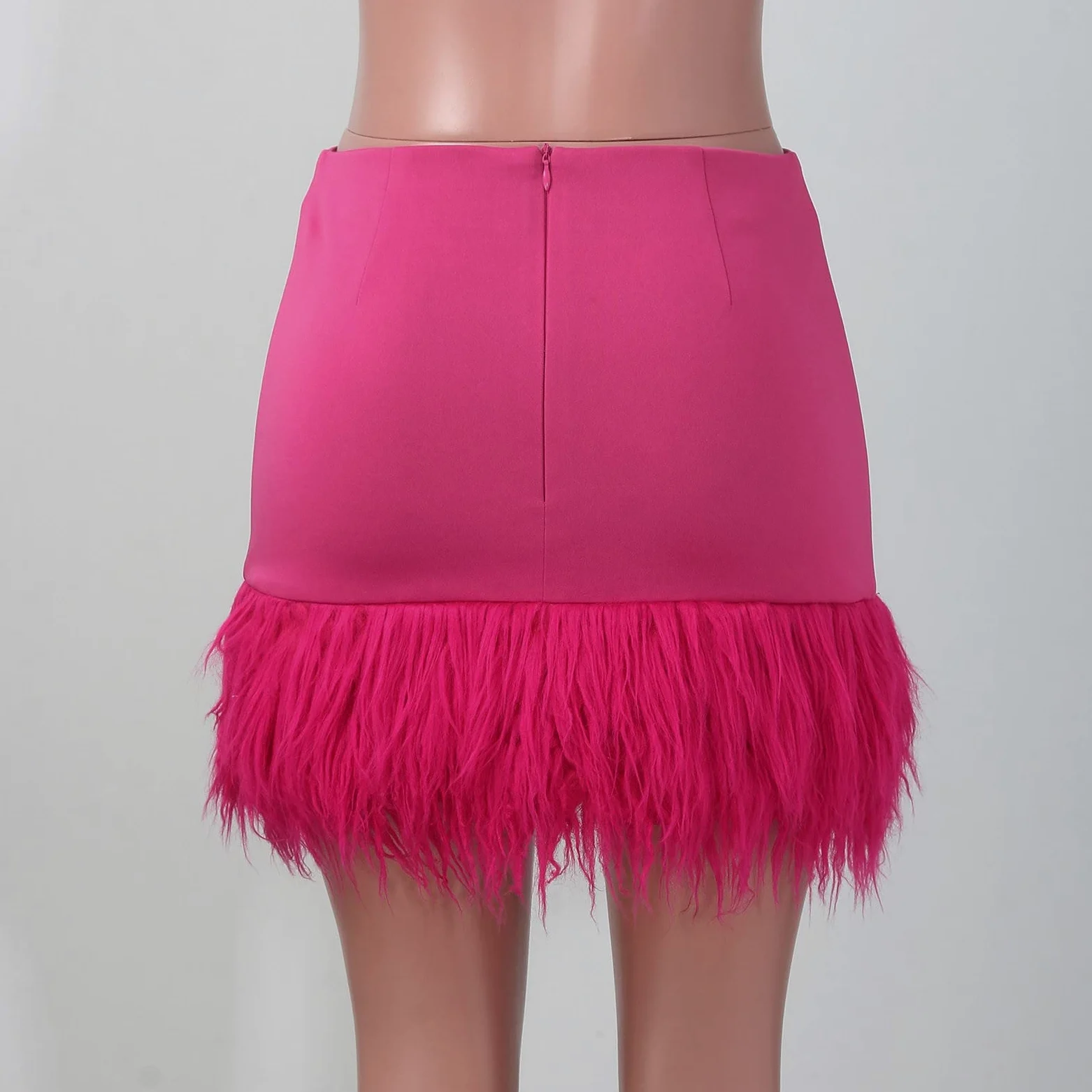 Falda Larga Mujer Verano-Minifalda ceñida al Cuerpo con Pliegues de Cintura Alta para Mujer, Faldas para y Discotecas