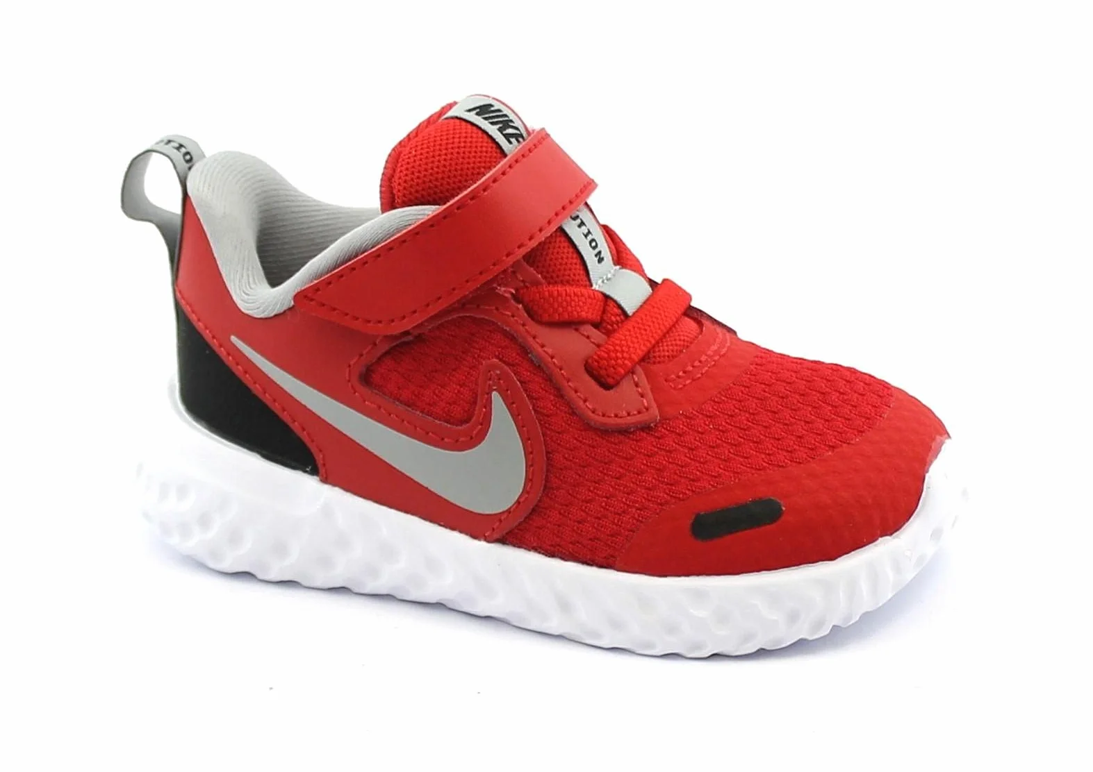 Nike Revolution 5 TDV Zapatos University Red Lt Smoke Grey 22