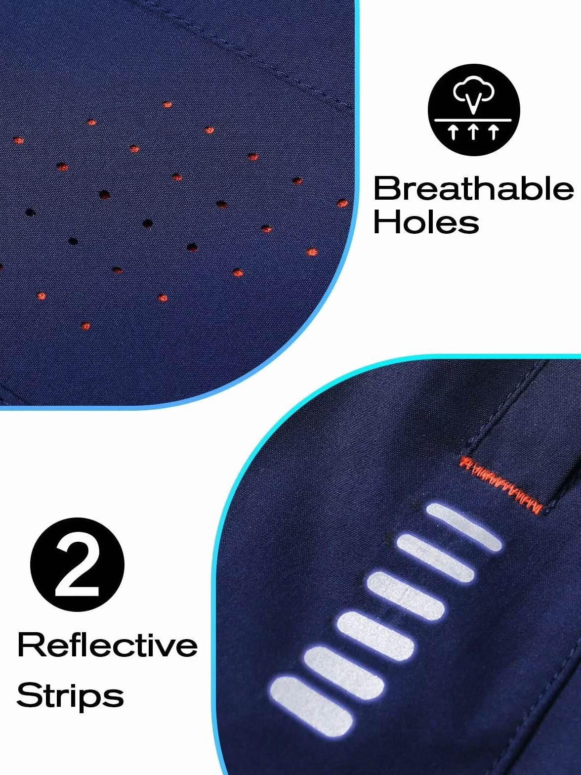 Gaiatiger Pantalones de Chándal para Hombre Ligeros Transpirables Running Jogger con Bolsillos Cremallera