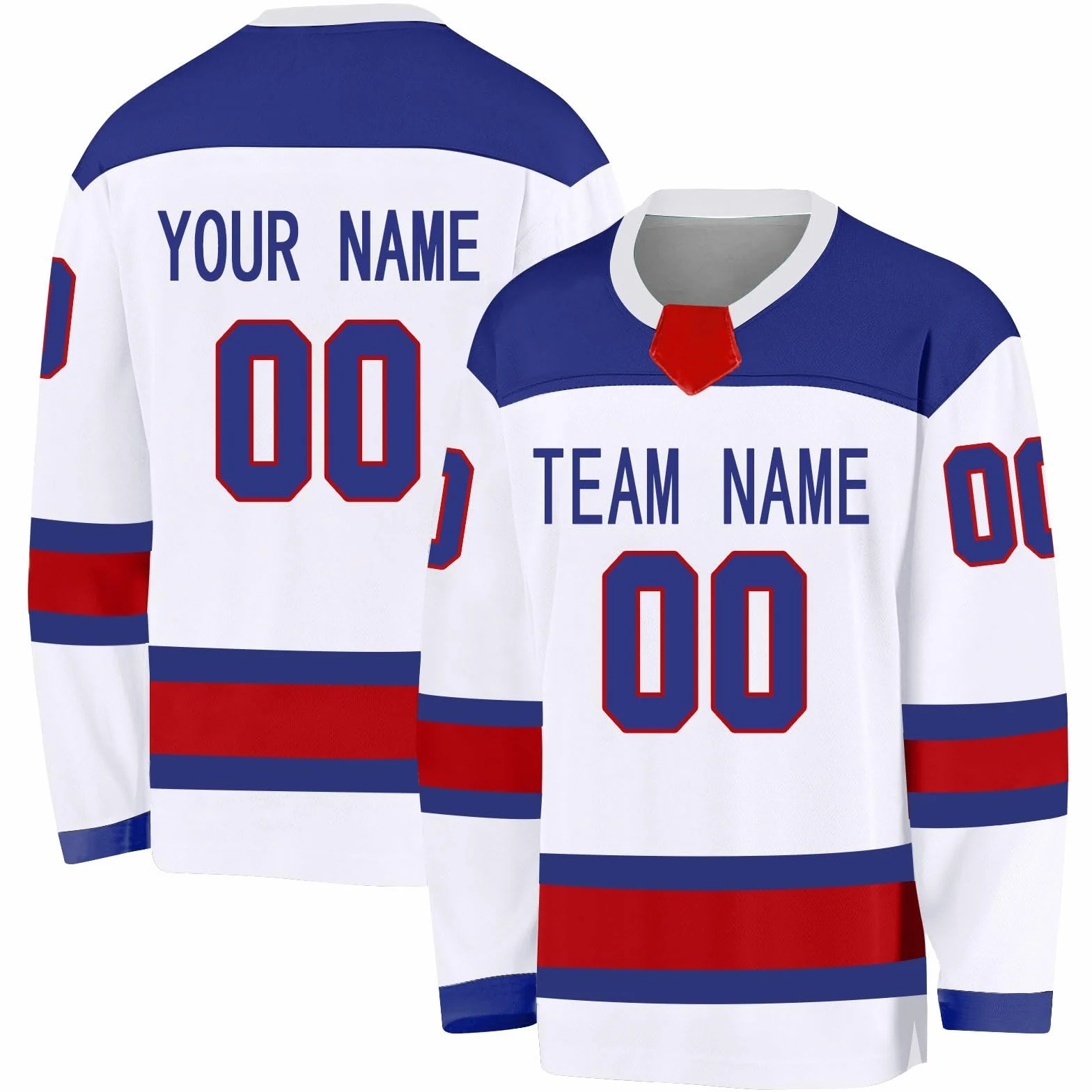 Camiseta de hockey sobre hielo personalizada manga larga uniforme nombre número hombres mujeres niños jóvenes