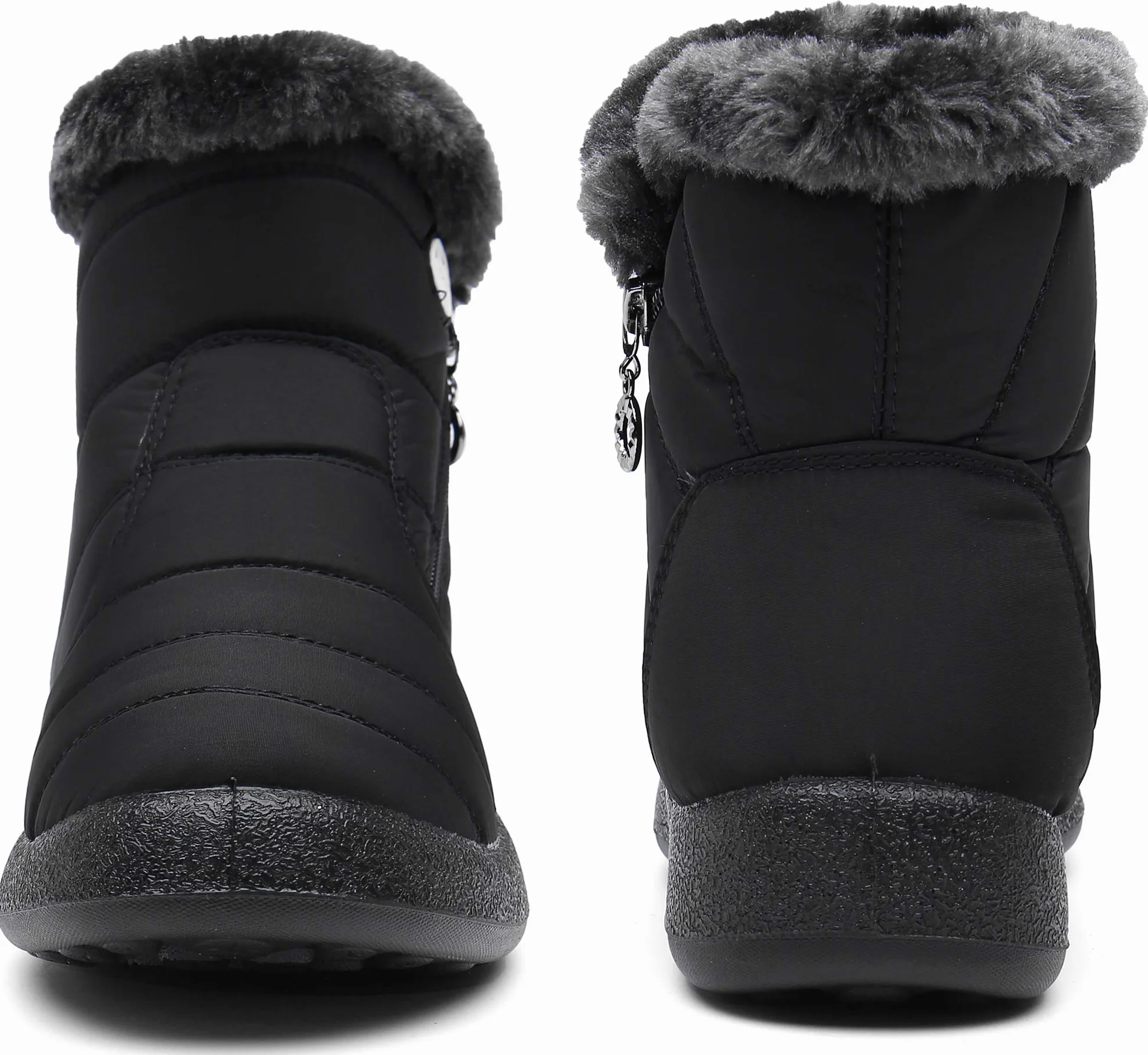 Gaatpot Botas de Invierno para Mujer Forradas con Pelo Antideslizantes