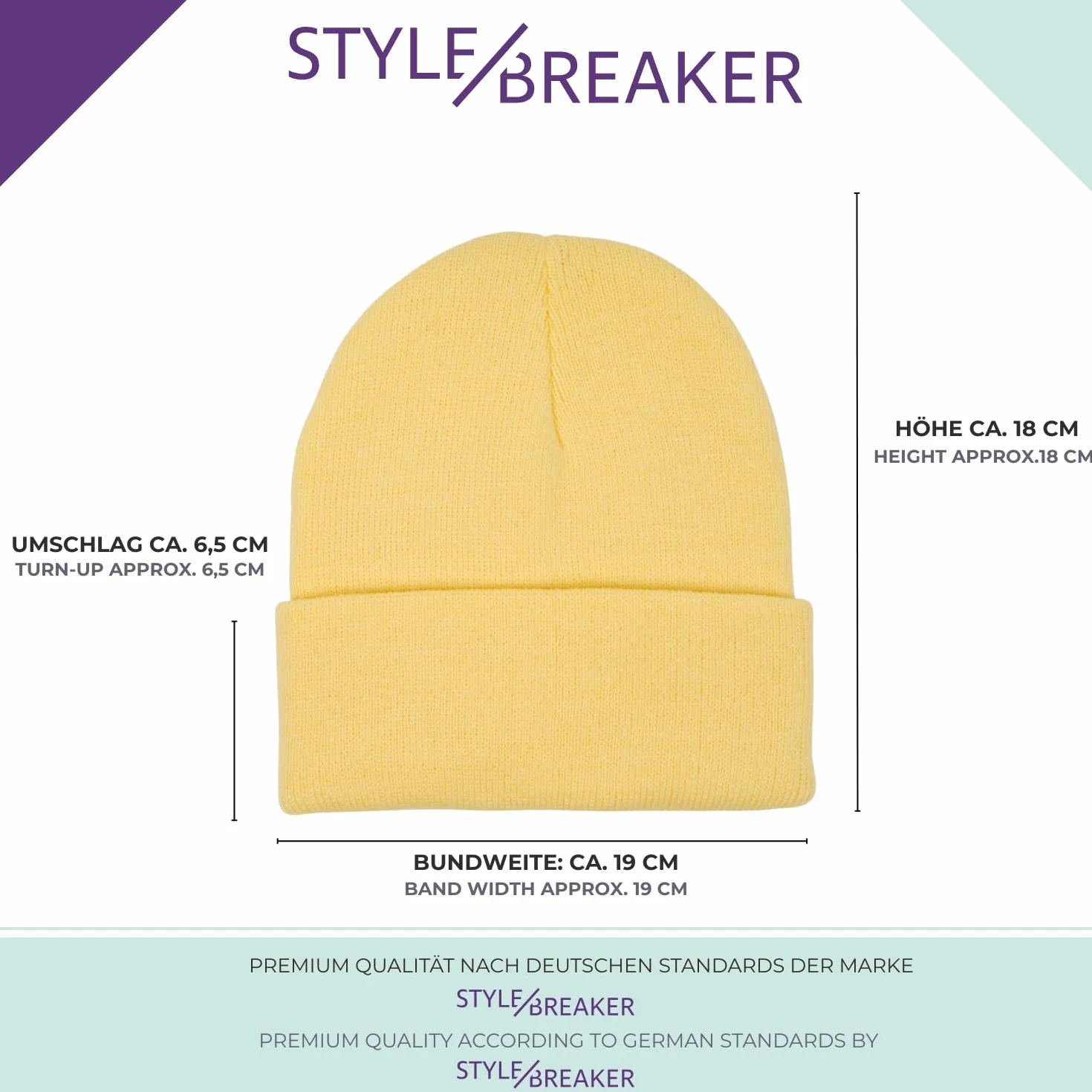 Gorro de niño estilo Punto con ala Ancha Fino 2-5 años