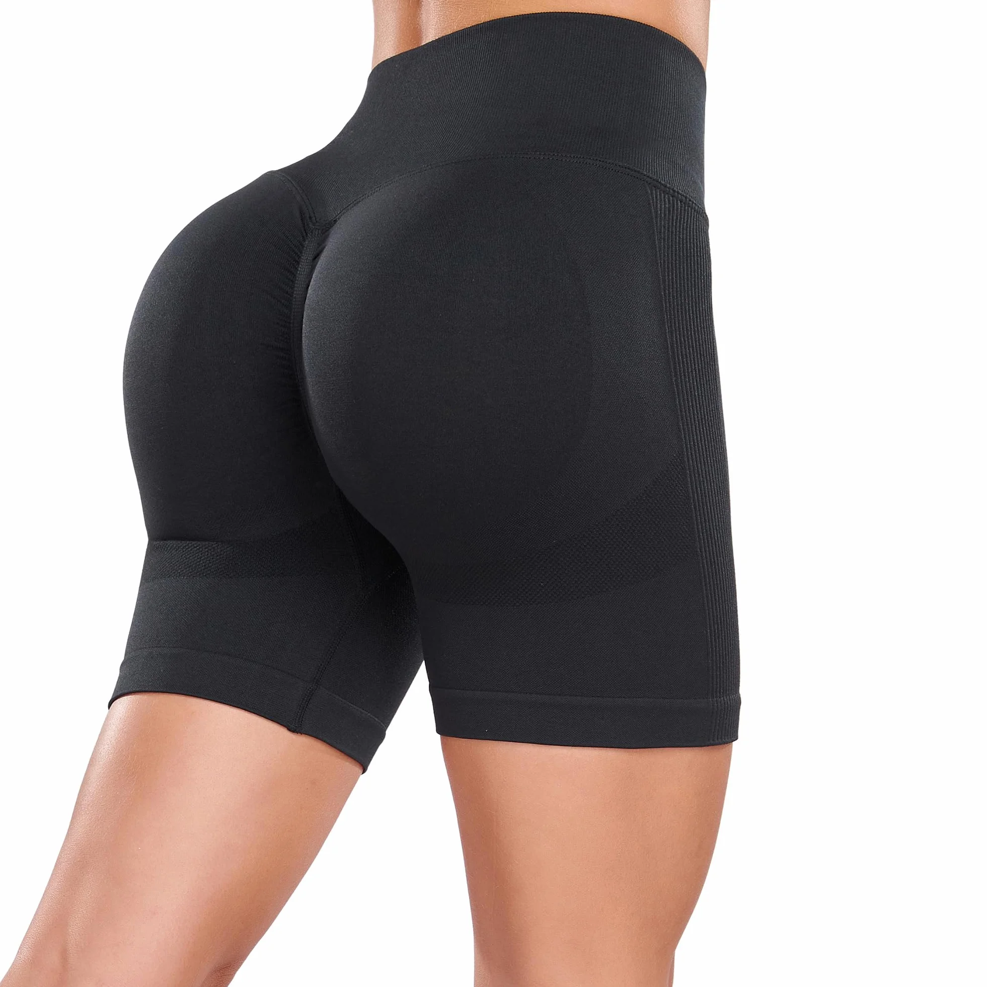 Mallas Cortas Push Up Scrunch Butt Mujer Cintura Alta Pantalones Deportivos Fitness Yoga