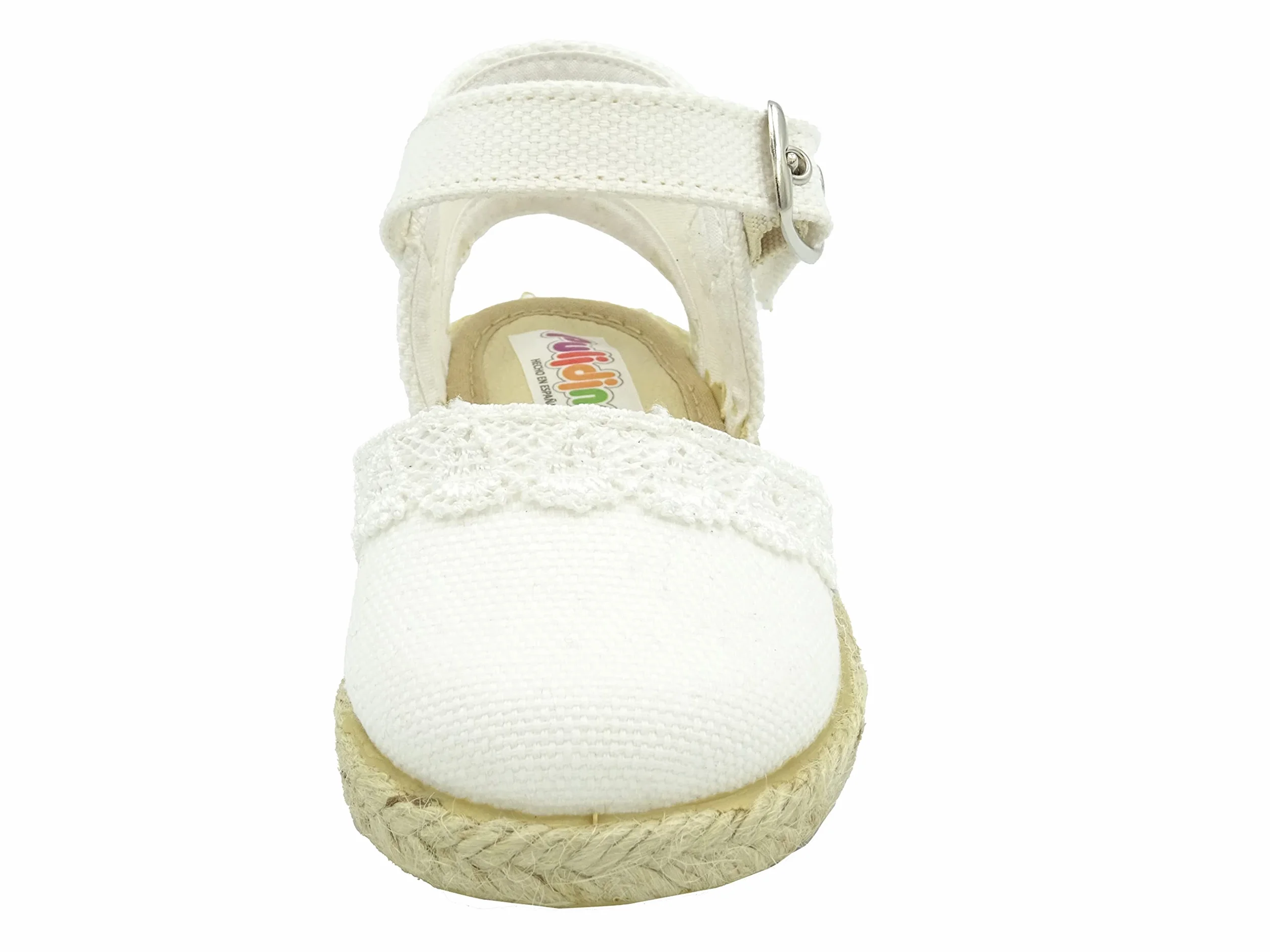 Esparteña de Niña con Puntilla y Suela de Goma Bebé 263/122