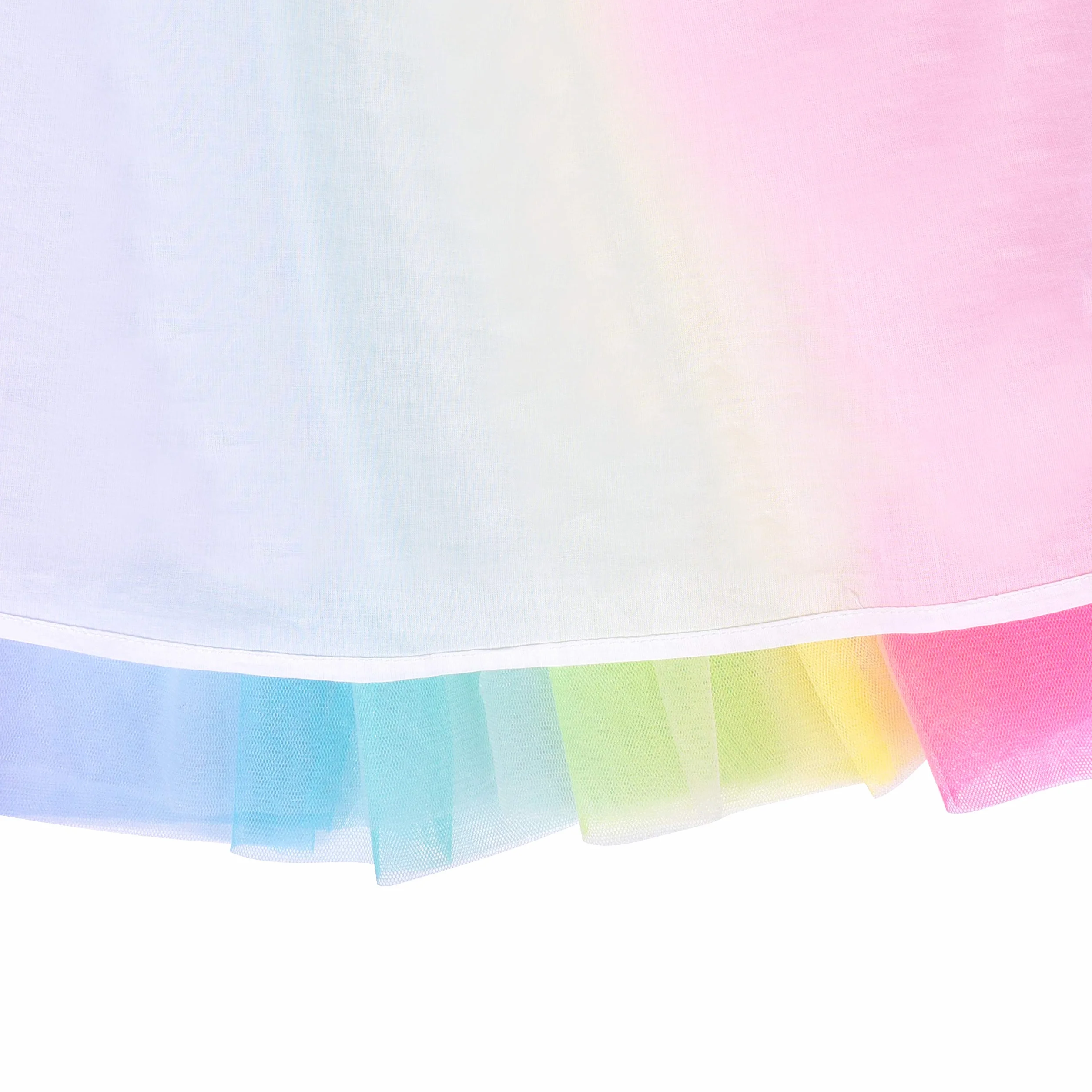 Sunny Fashion Vestido para niña Morado Manga Corta Tul Falda Fiesta 4-8 años