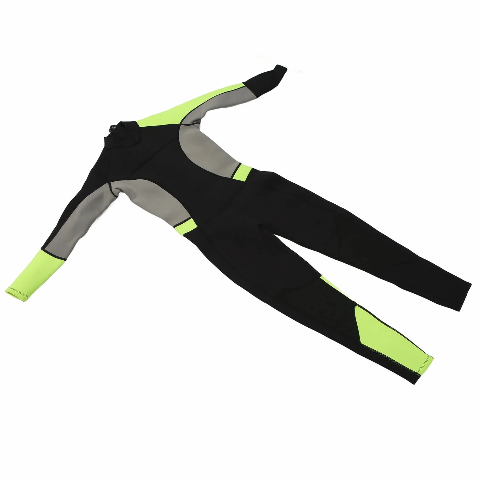 Traje de Baño de Manga Larga de Neopreno para Mujer Surf Cremallera