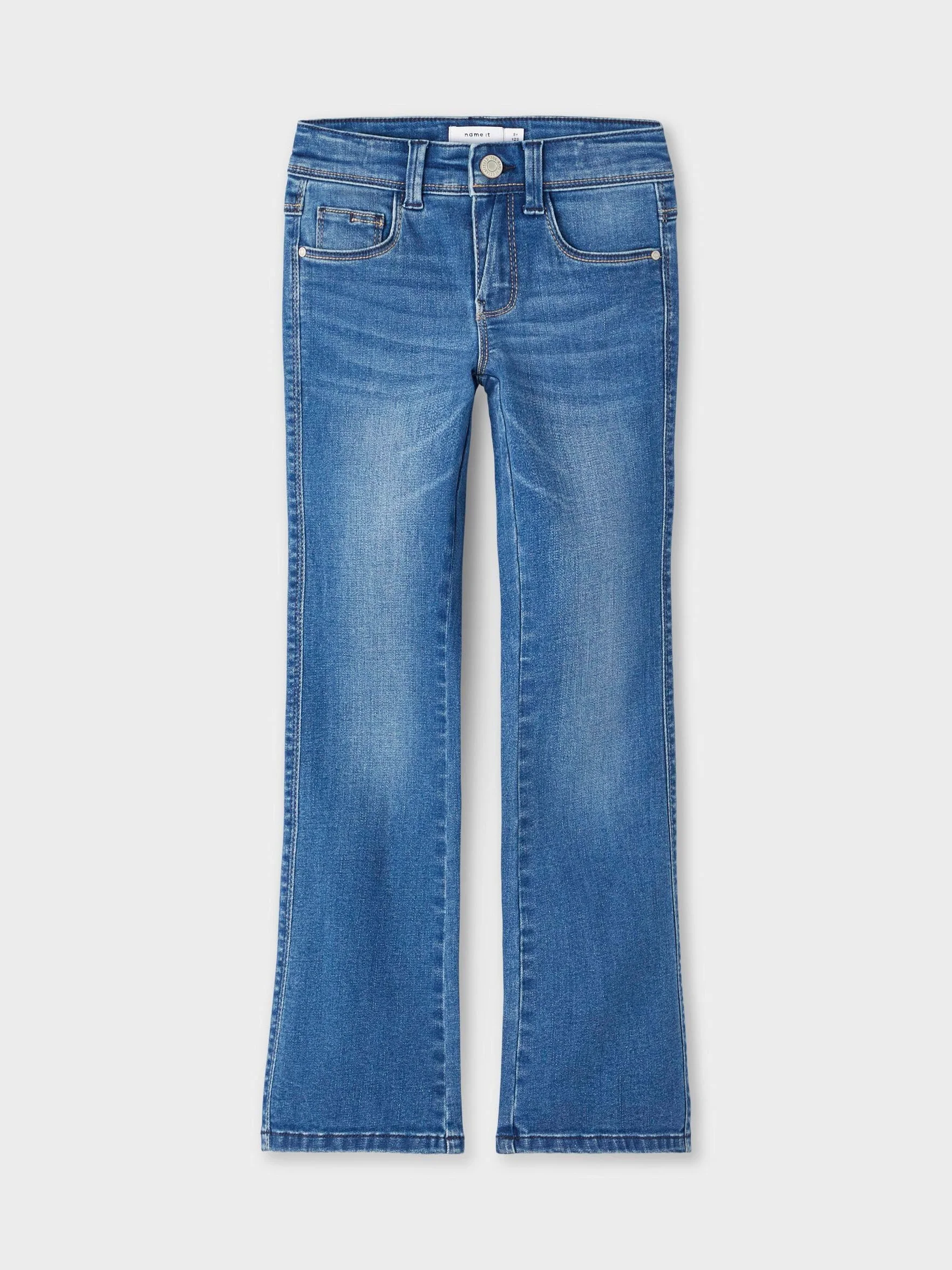 NAME IT Skinny Boot Jeans 1142-au Noos Pantalones Anchos Niñas