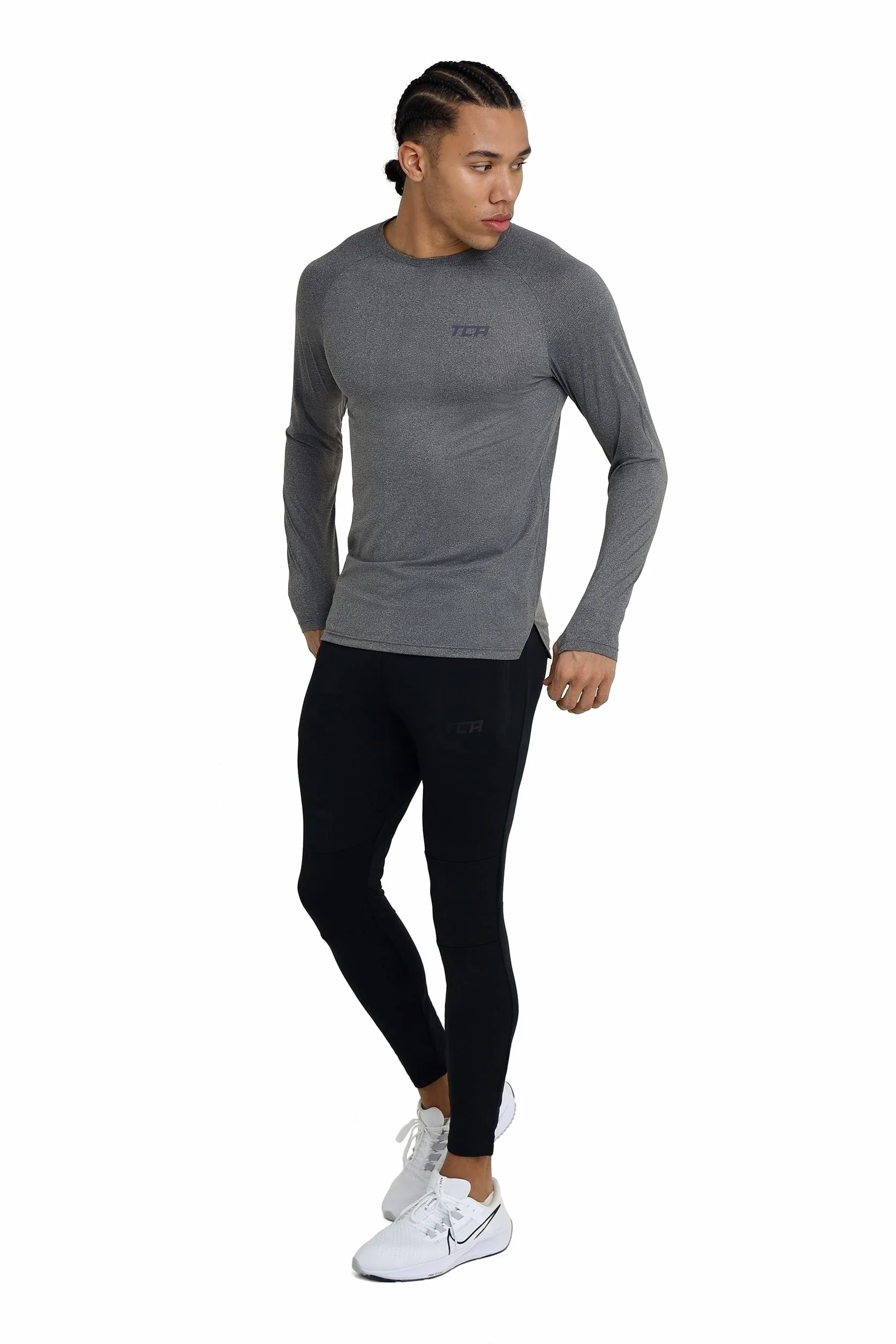 TCA Hombre Rapid Pantalon con Bolsillos con Cremallera Chandal Pistero