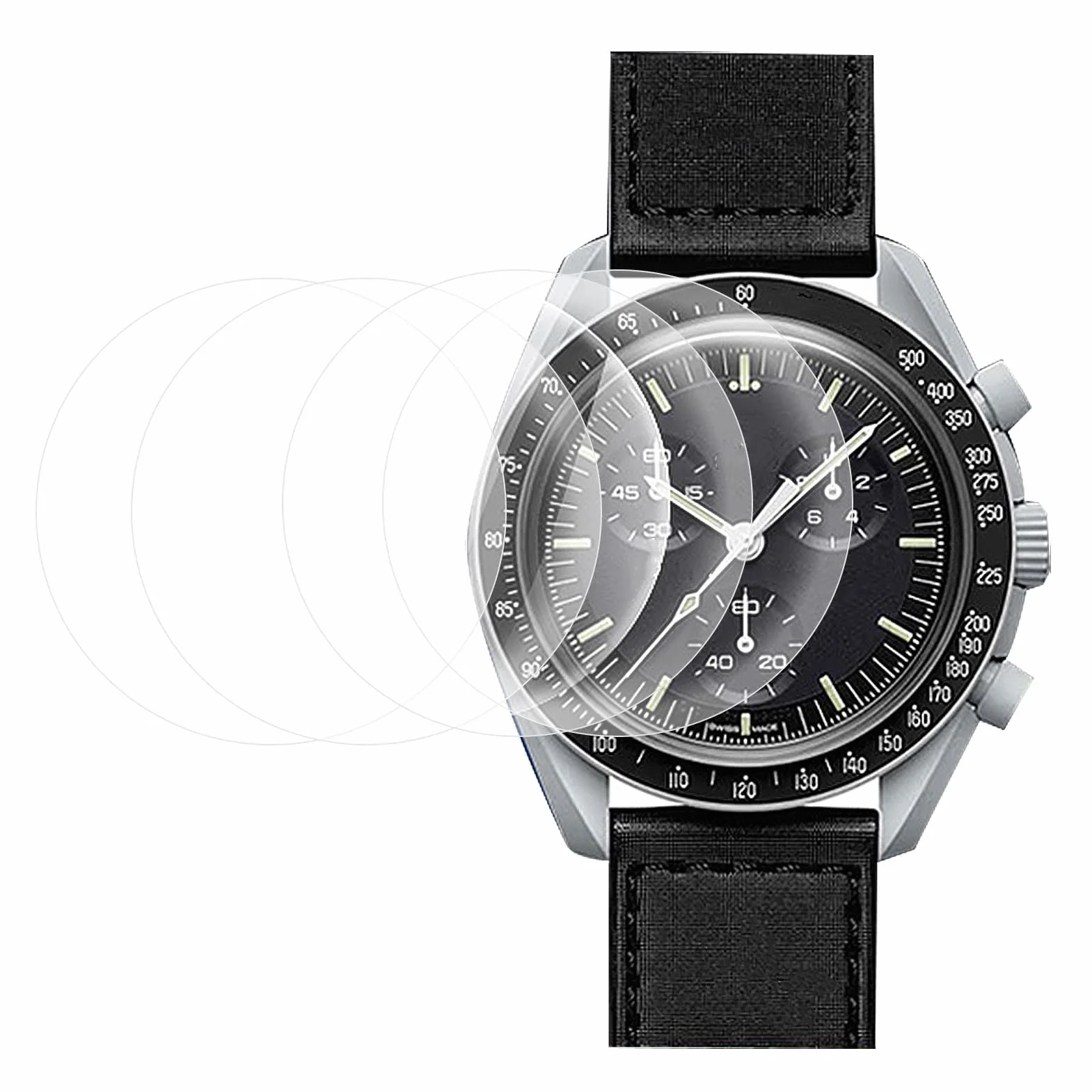 Película Protectora TPU Compatible con OMEGA × Swatch Bioceramic MoonSwatch 42mm, Antiarañazos Autoreparable
