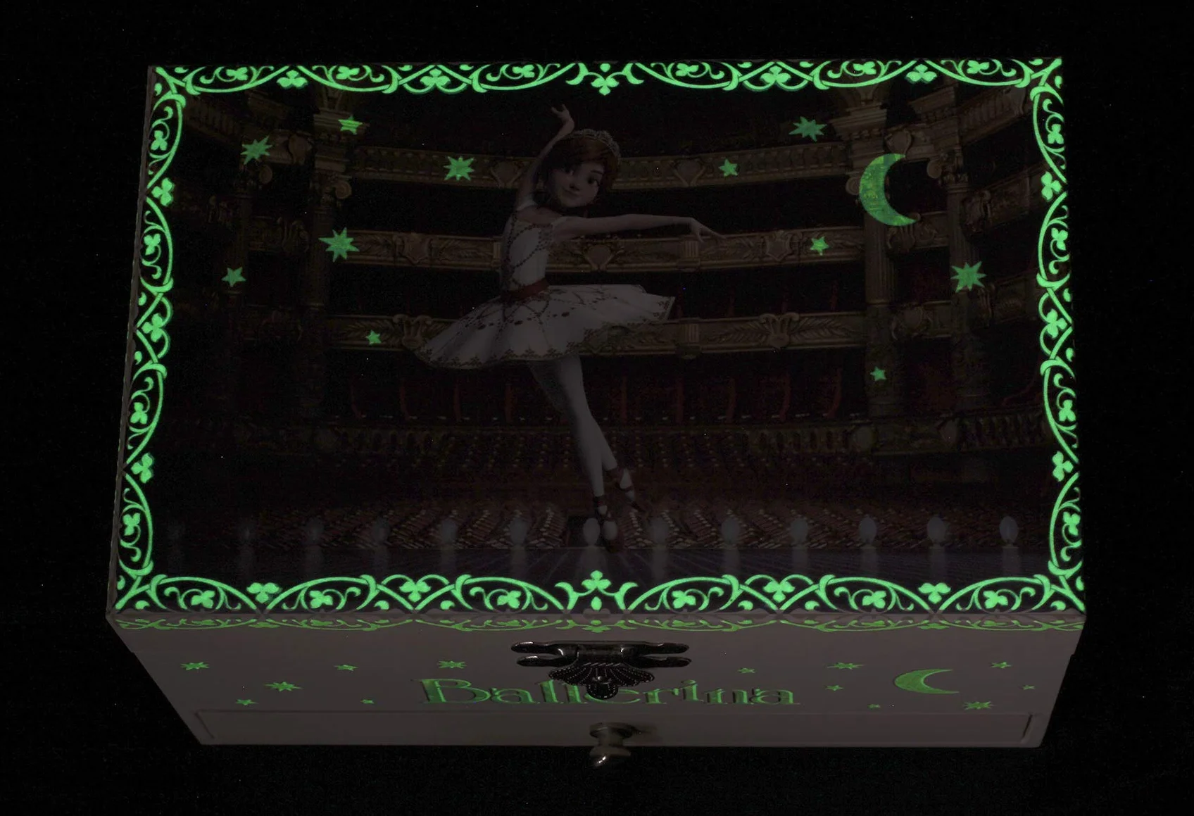 Trousselier Joyero Musical Bailarina Que Brilla en la Oscuridad Rosa