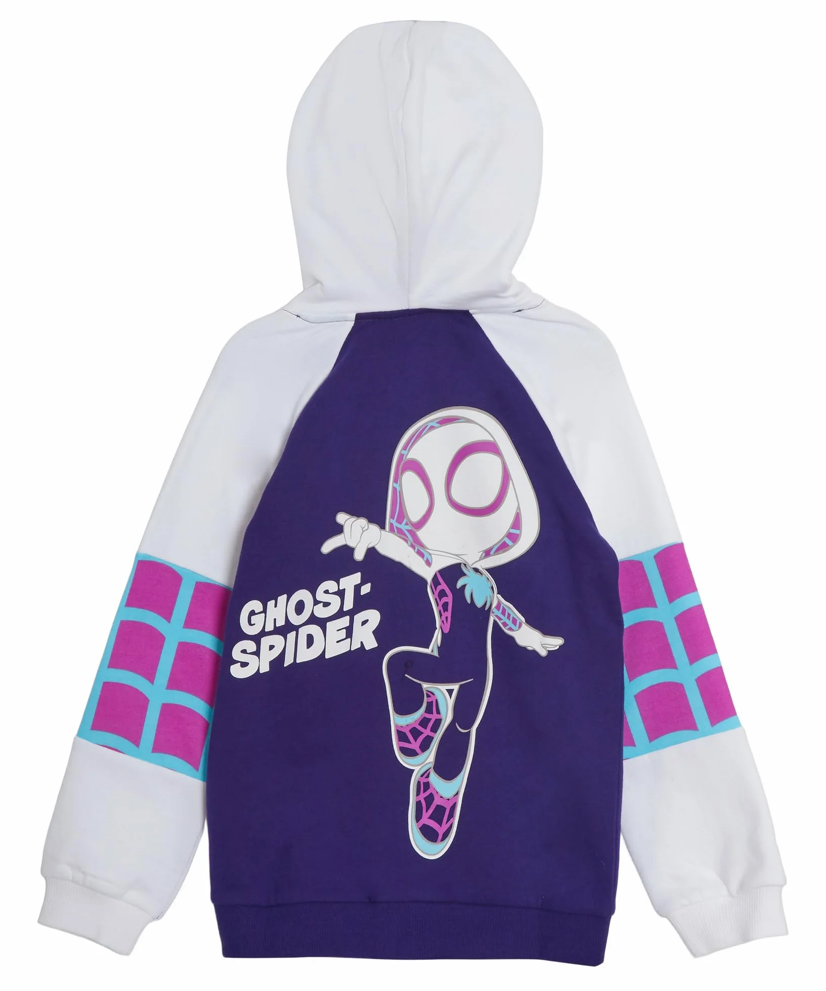 Sudadera con capucha y cremallera Spidey and His Amazing Friends Miles Morales Ghost Spider Spidey para niños