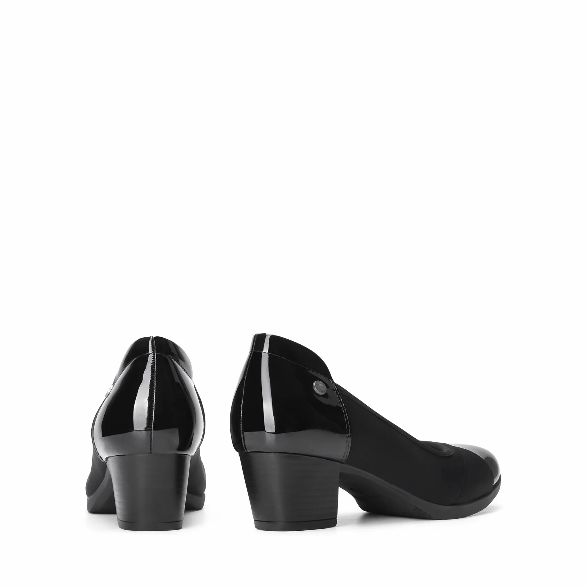 DREAM PAIRS Zapatos de Tacón Ancho Clásicos Zapatos de Salón Elegantes con Plantilla Acolchada