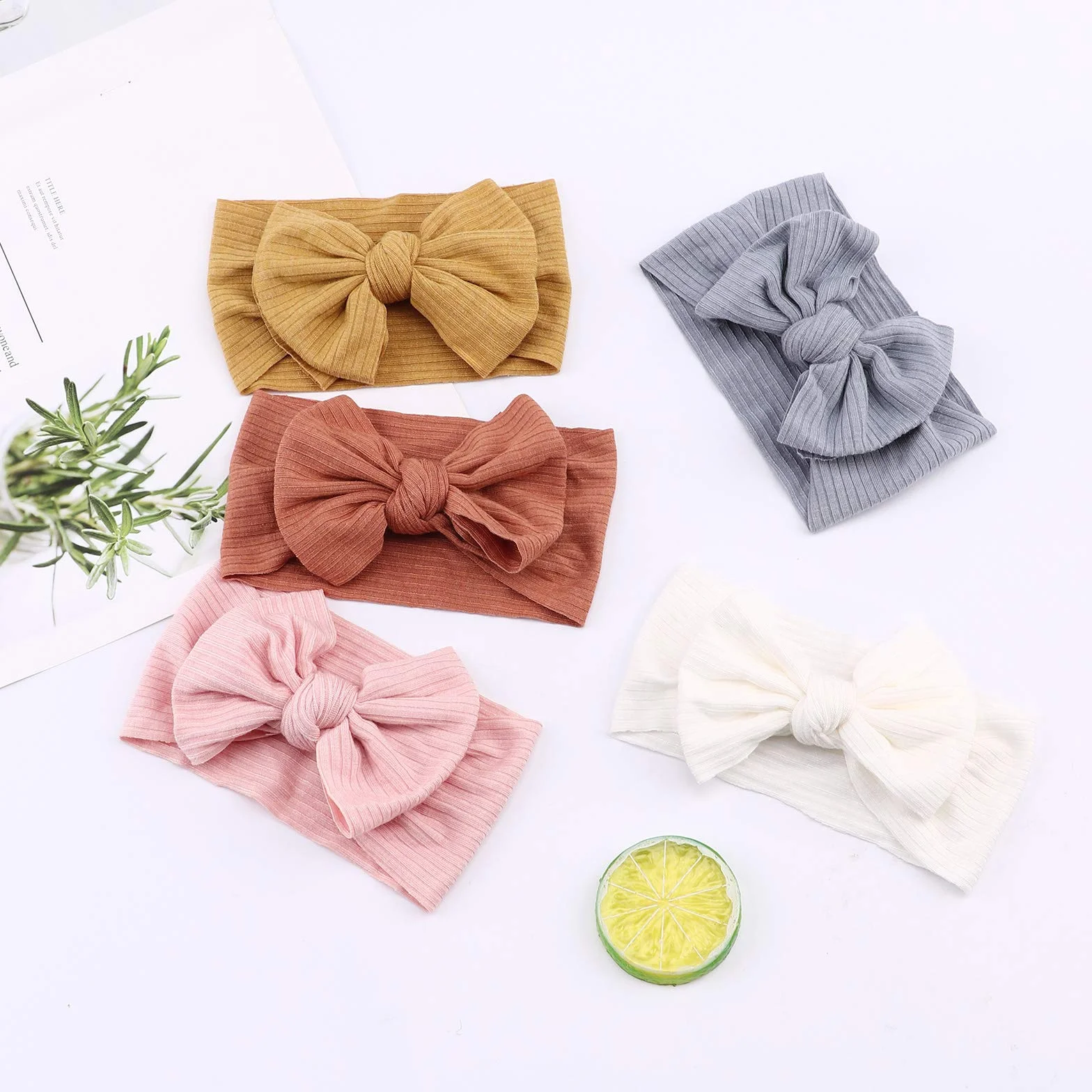 DRESHOW Diademas Bebé Niña Nylon Mariposa Banda Para Cabeza Accesorio para El Pelo