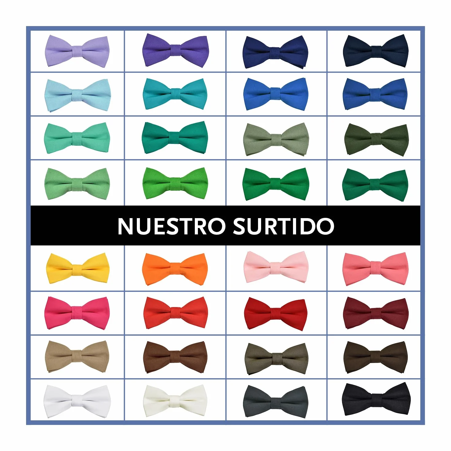 Pajarita hombre niños bebés mate preatada ajustable algodón accesorio festivo bodas comuniones
