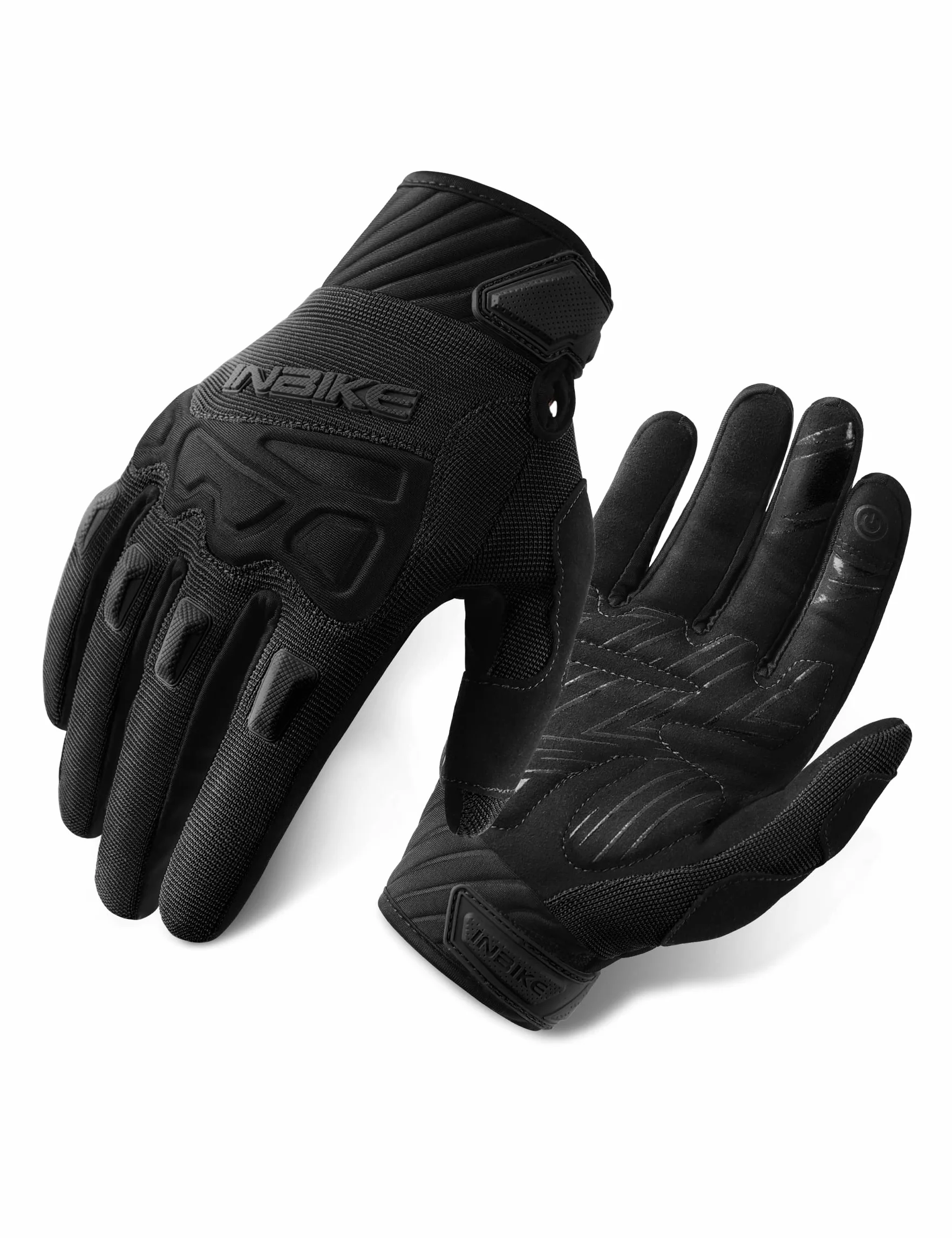 INBIKE Guantes Ciclismo Hombre Largo Pantalla Táctil Acolchado Antideslizante