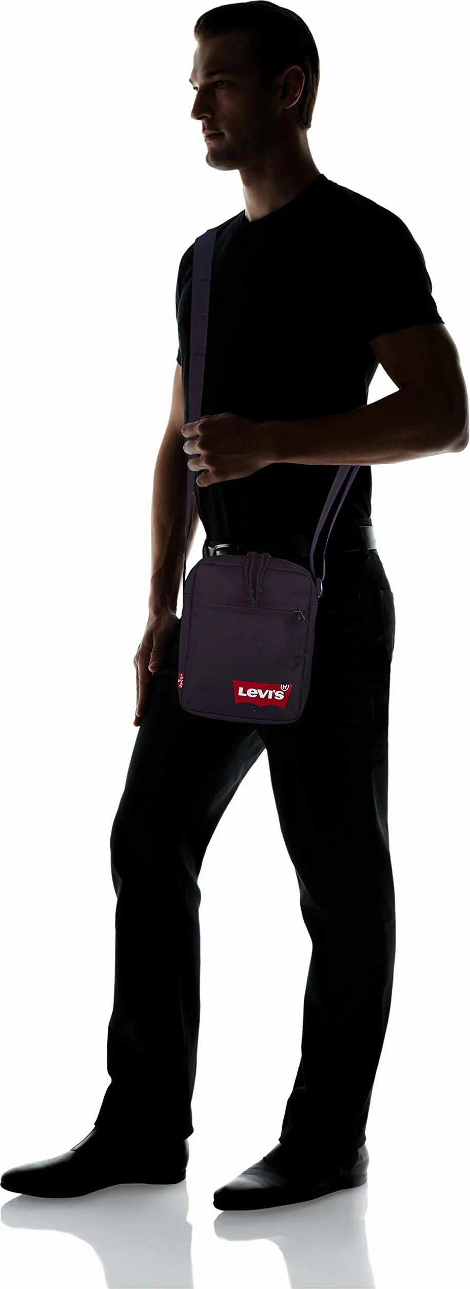 Levi's Crossbody Hombre Mini Crossbody Solid Red Batwing