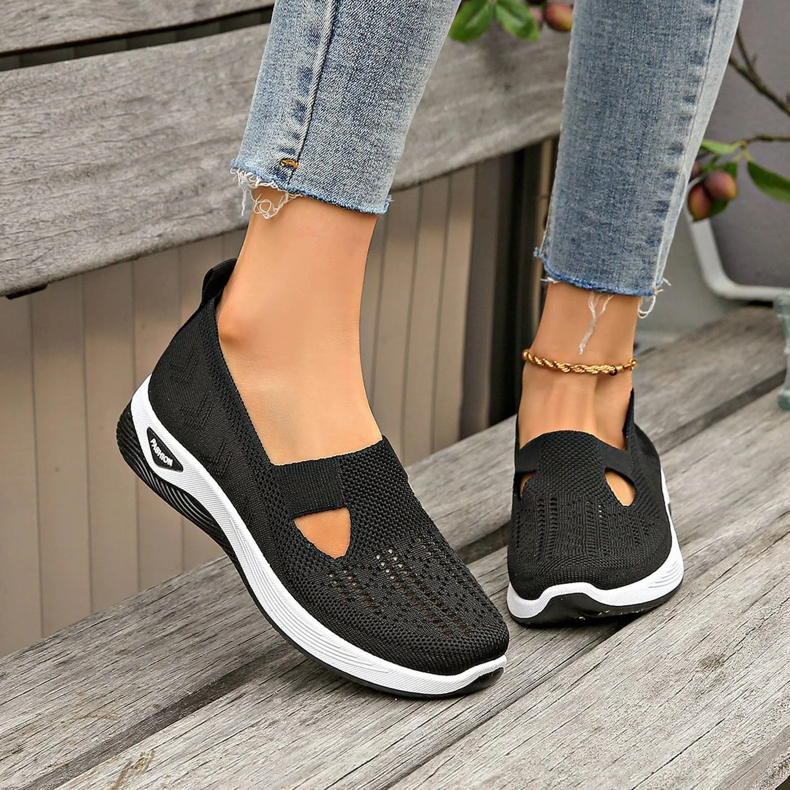 Zapatillas Ortopedicas Mujer sin Cordones Verano Transpirables Antideslizantes Malla
