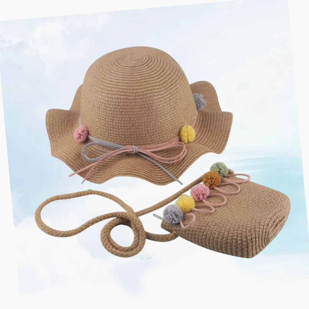 minkissy Sombreros para Niñas Pequeñas Sombrero para Bebé Gorra para Sombrero para El Sol para Bolso De Playa Sombrero para Pequeños Sombrero Tipo Cubo para Pequeños Sombrero para