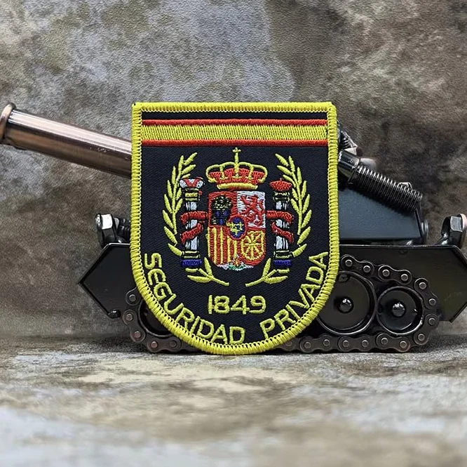 Seguridad Privada España Tactical Patch Loop - Insignia adhesiva (70 x 90 mm)