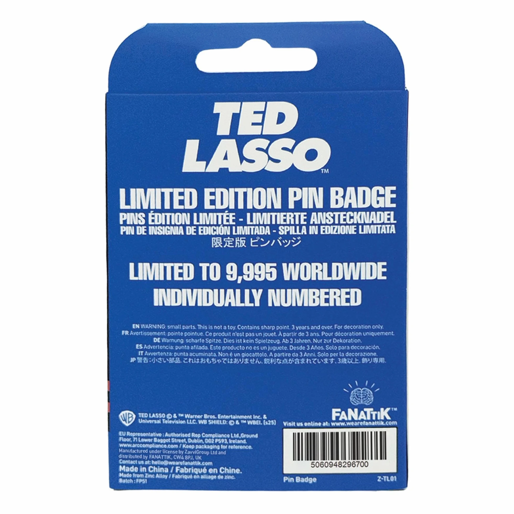 Ted Lasso "Believe" - Pin de solapa esmaltado oficial inspirado en la exitosa serie de televisión, coleccionable motivacional para fanáticos, amantes de la televisión y compradores de regalos