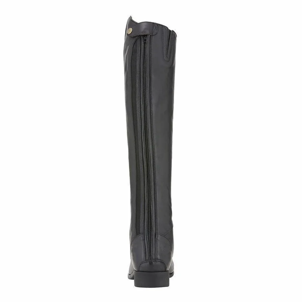 Botas ecuestres retro de piel sintética para mujer, con cremallera trasera, para exteriores, tamaño grande, con cordones, para carreras de caballos
