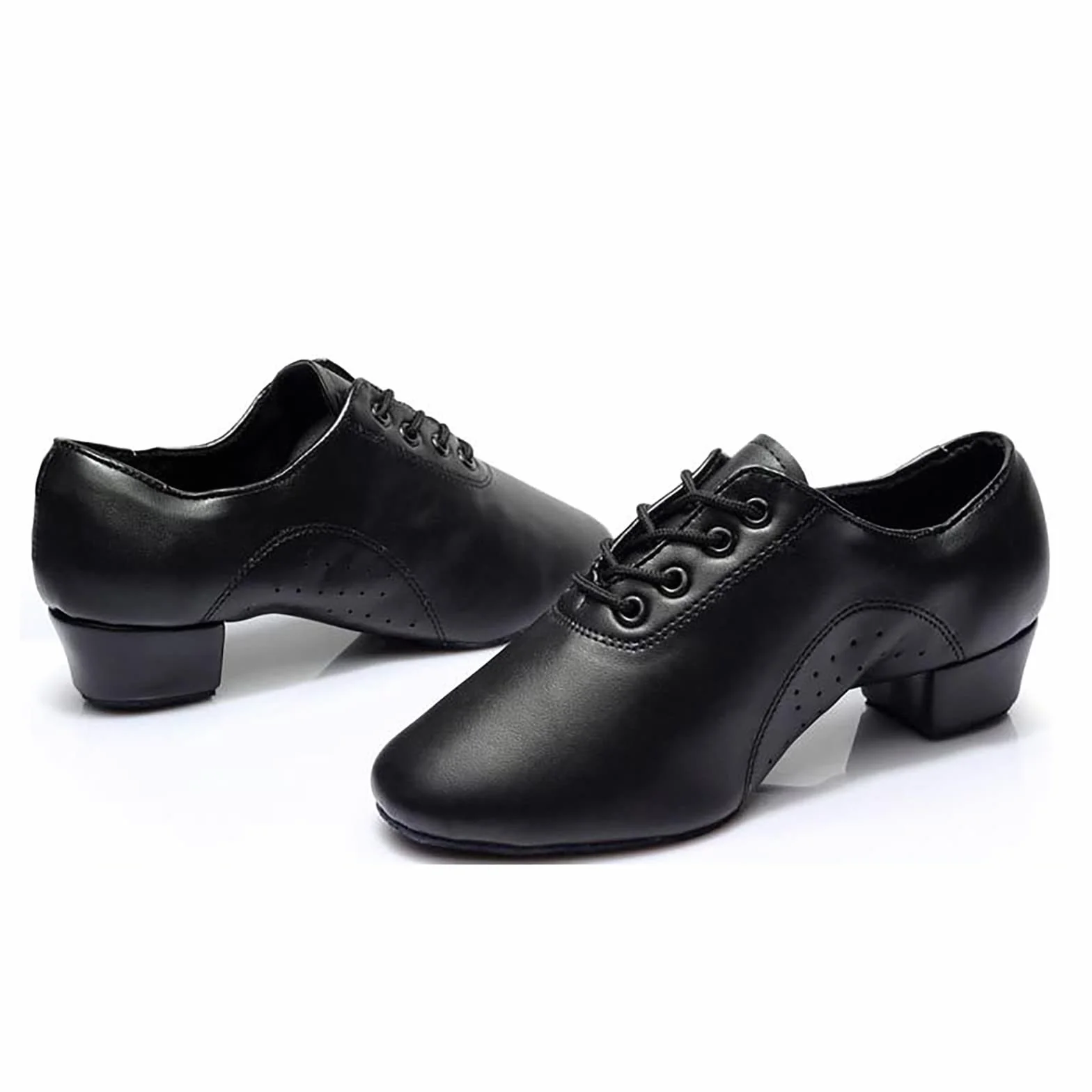 Zapatos de baile latinos de cuero para hombre