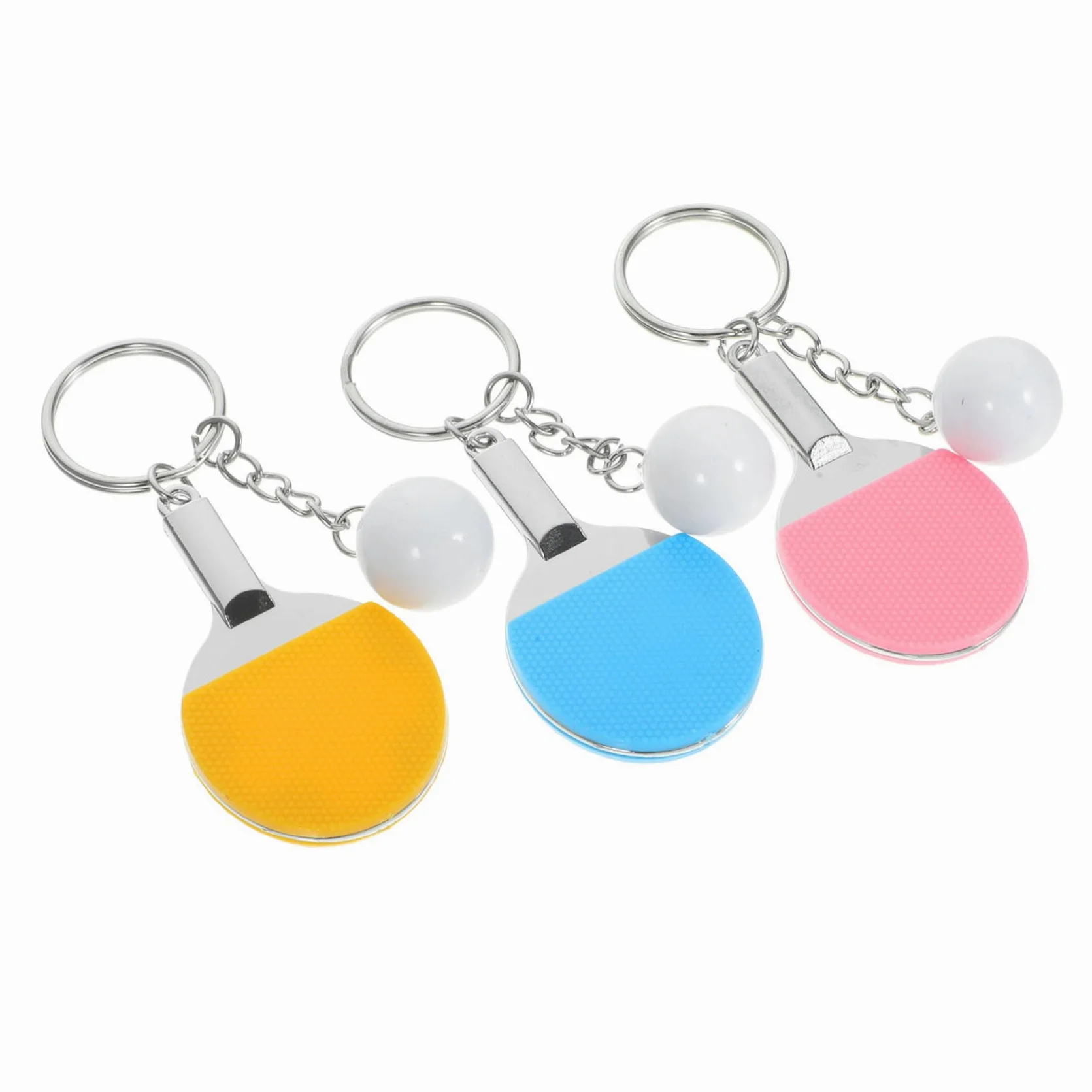 BESPORTBLE Llavero De Tenis De Mesa Llaveros Deportivos Llaveros Pequeños Llavero De Pong Accesorios Llaveros Lindos Trajes Para Llavero De Aleación De Aluminio